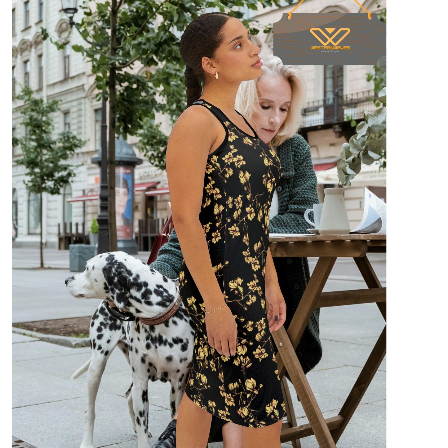 Women's Racerback Dress (AOP)_ N Series WRBD(AOP) PT2WW003_ Ultimate Comfort Limited Edition by WesternWaves: