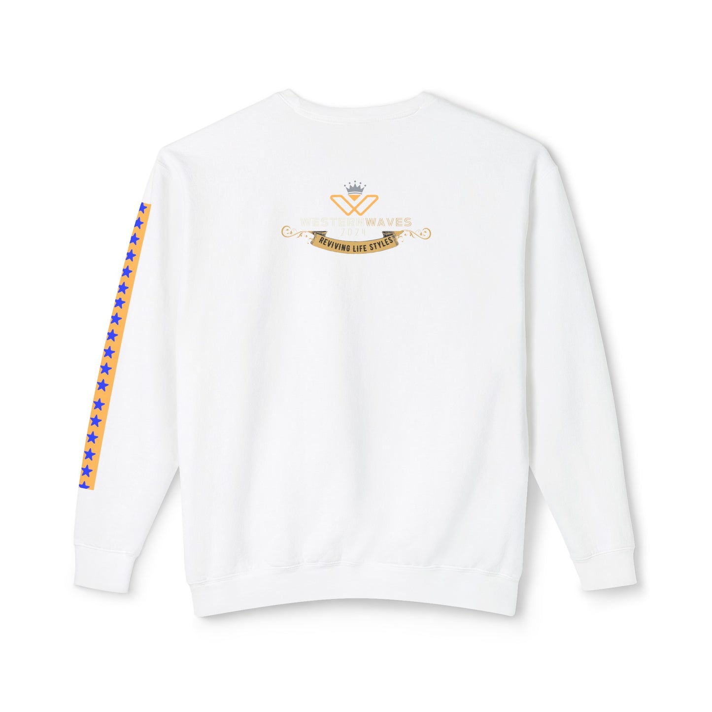 Unisex Lightweight Crewneck Sweatshirt_ N2+ Series ULWCSS PT2WW003_ Limited Edition Unparalleled Quality by WesternWaves: