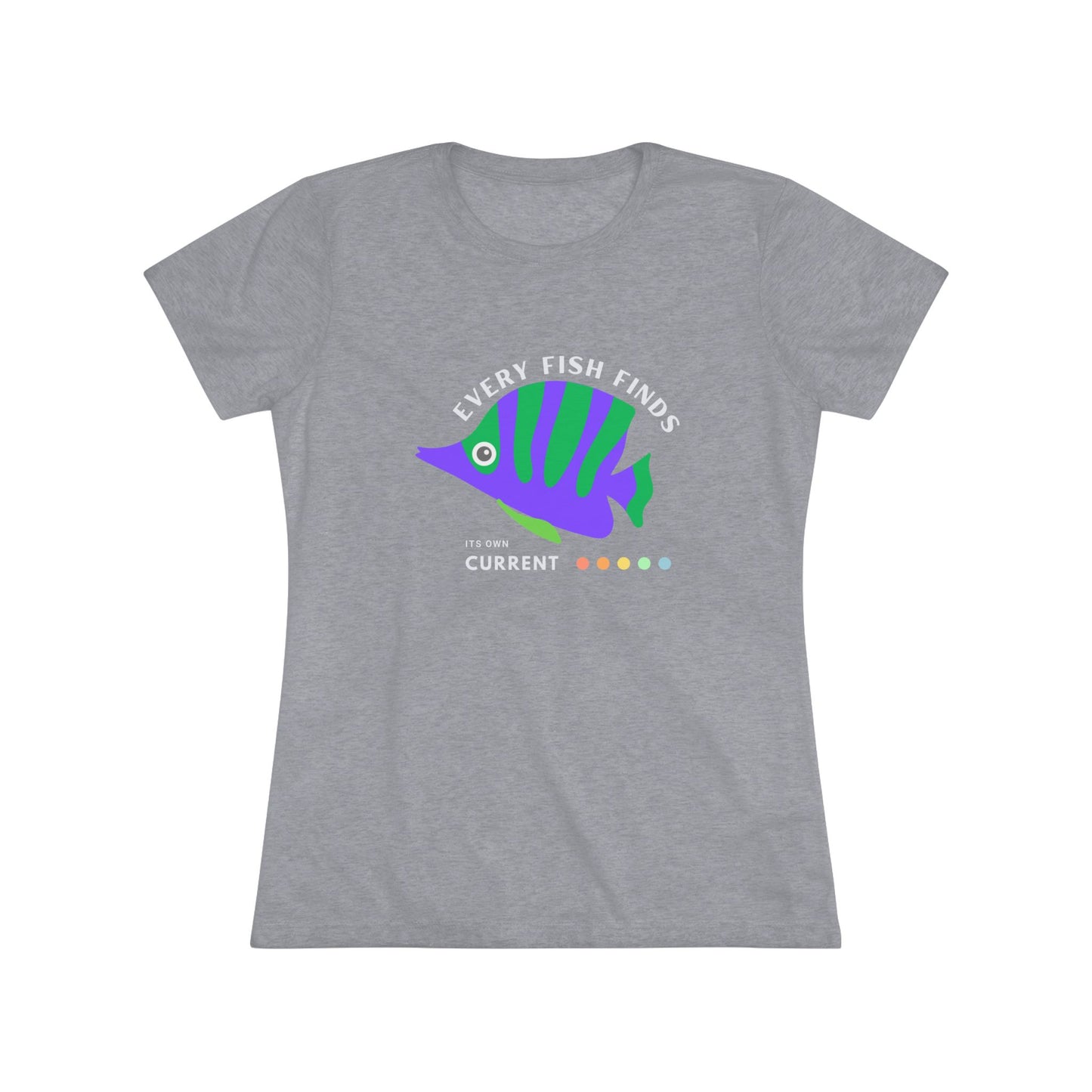 Women's Triblend Tee_ N3+ Series WTBT PT2WV002_ Limited Edition Designer Tee by SPW of WesternWaves
