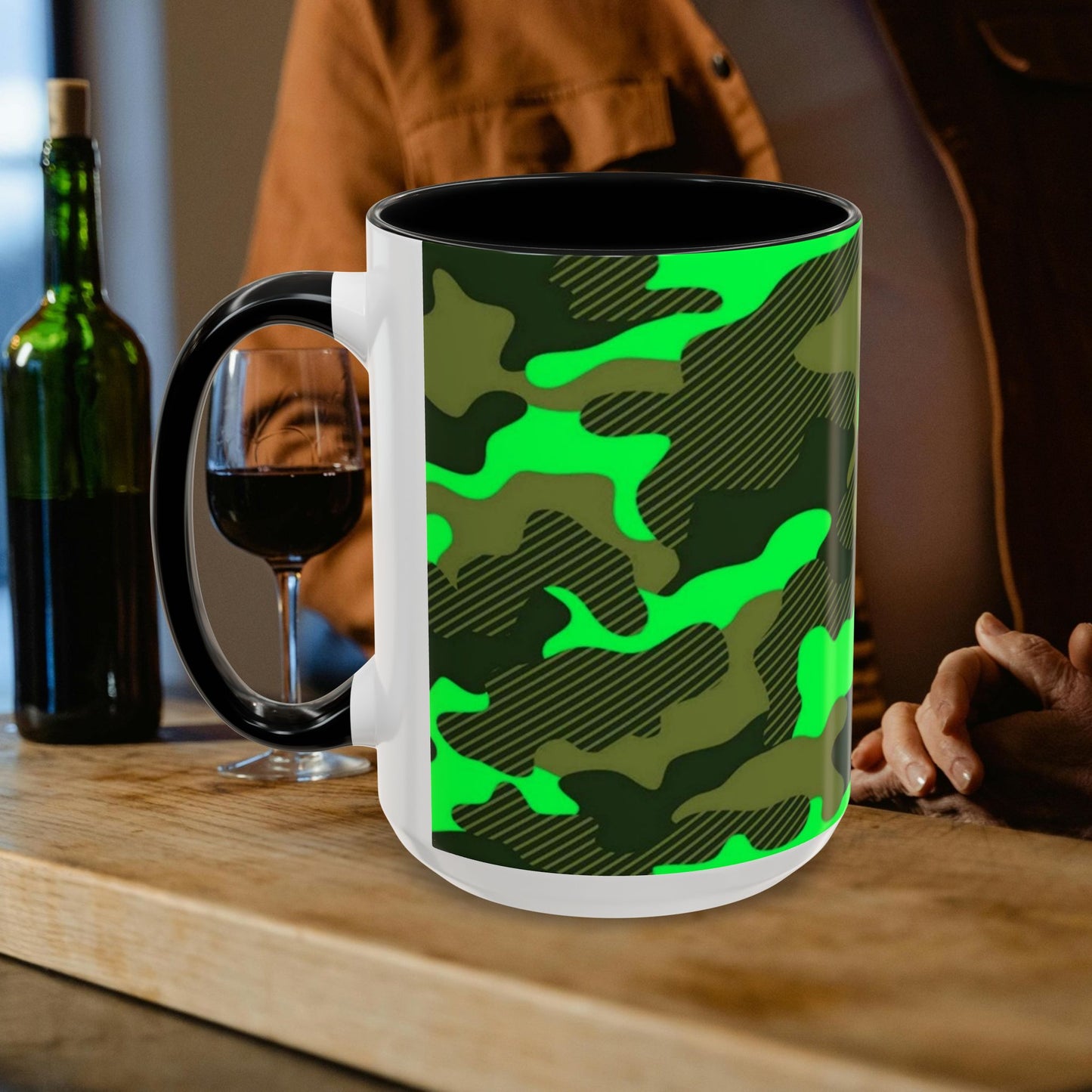 Accent Coffee Mug (11, 15oz)_ N2 Series ACMUG PT2WW004_ Limited Edition Mug by WesternWaves:
