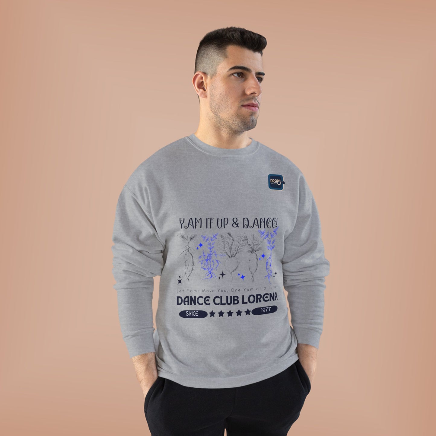 Unisex EcoSmart® Crewneck Sweatshirt_ N3 Series USESCNSS PT2WW001_ Limited Edition Perfect Blend of Comfort, Style, & Sustainability by WesternWaves: