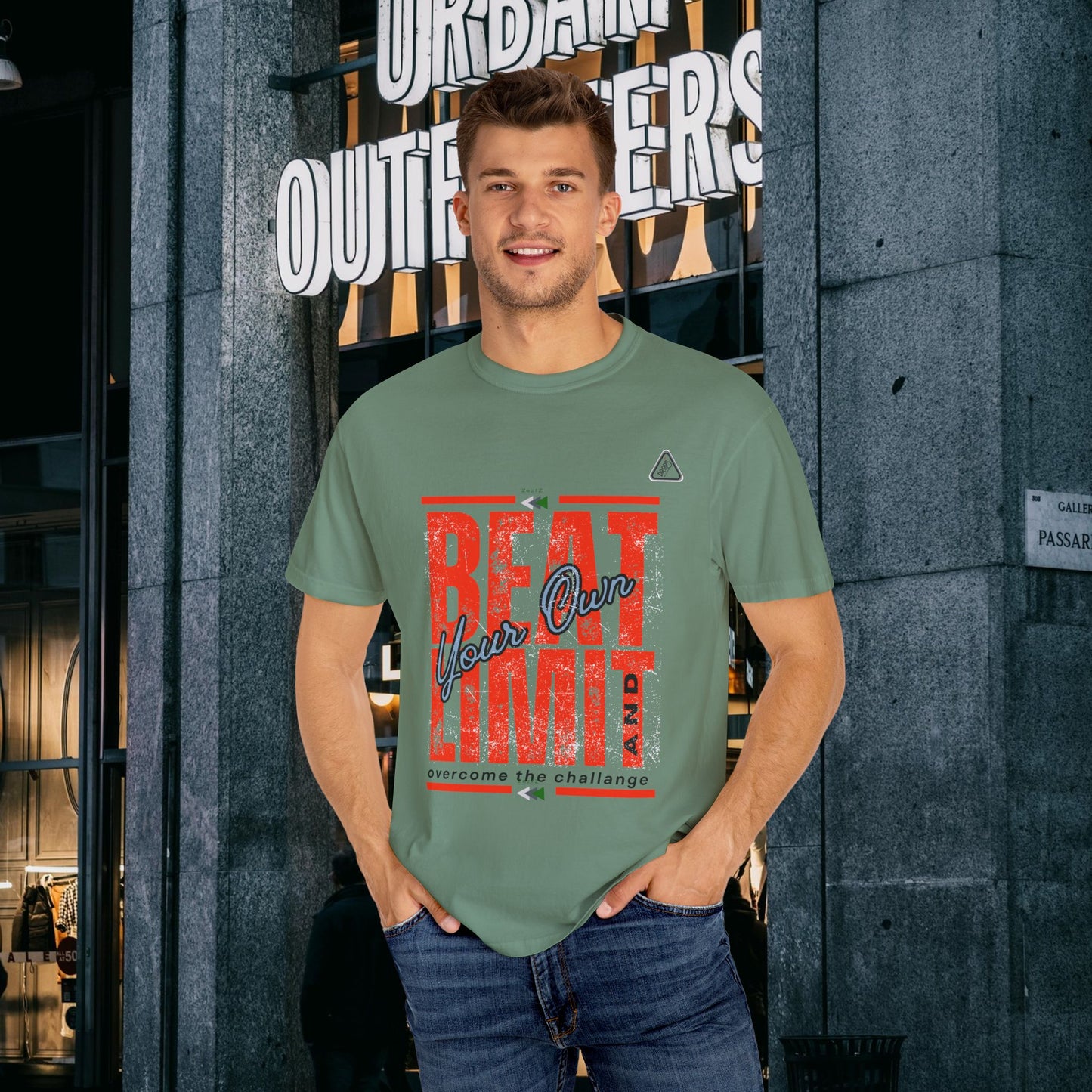 Unisex Garment-Dyed T-shirt_ N2 Series USGDTS PT2WW002_ Comfort Colors 1717_ WesternWaves Limited Edition: