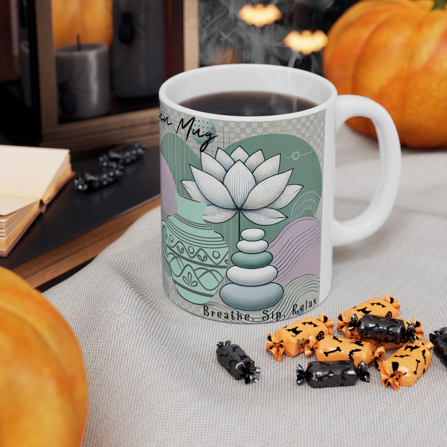 Ceramic Mug, (11oz, 15oz)_ N3+ Series CM10OZ&15OZ PT2WW002_ Limited Edition by WesternWaves: