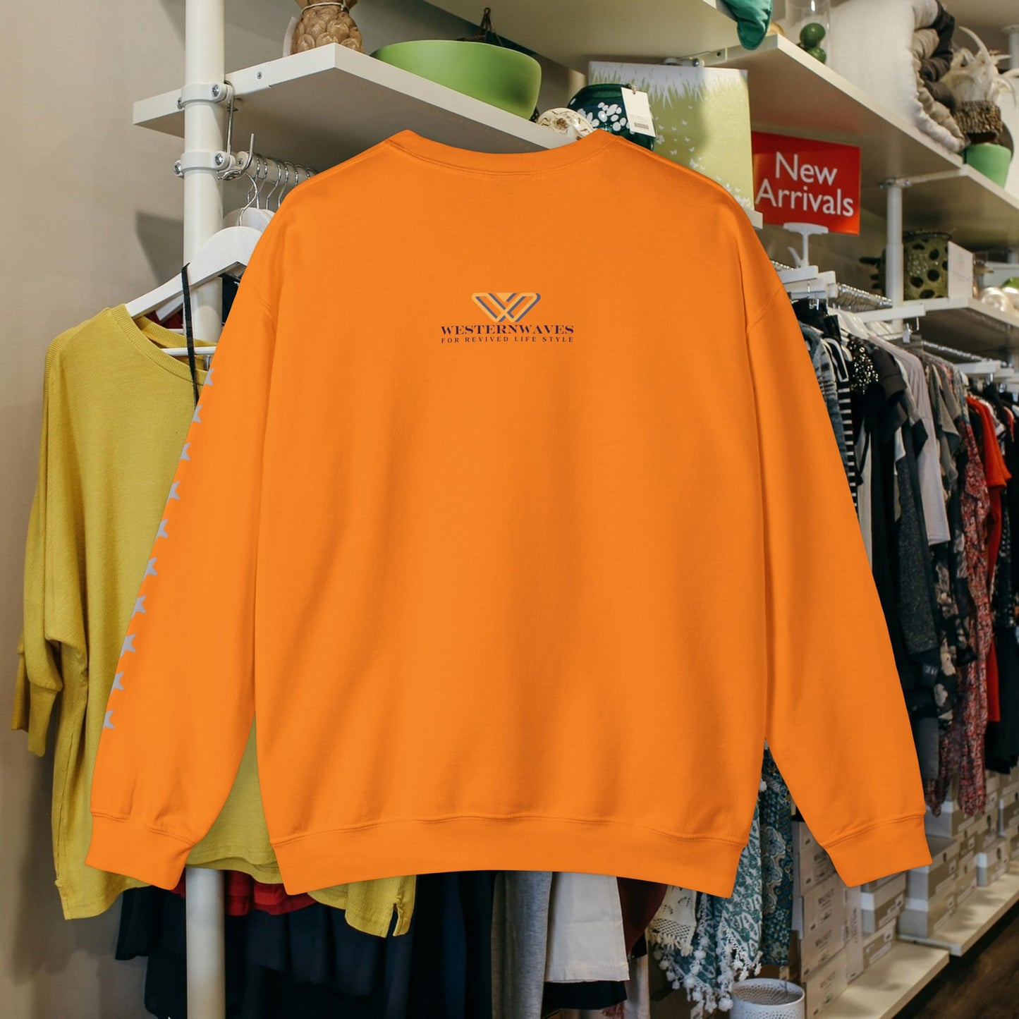 Unisex Heavy Blend™ Crewneck Sweatshirt_ N2 Series JBRW PT2WW001_Limited Edition Pure Luxury by WesternWaves: