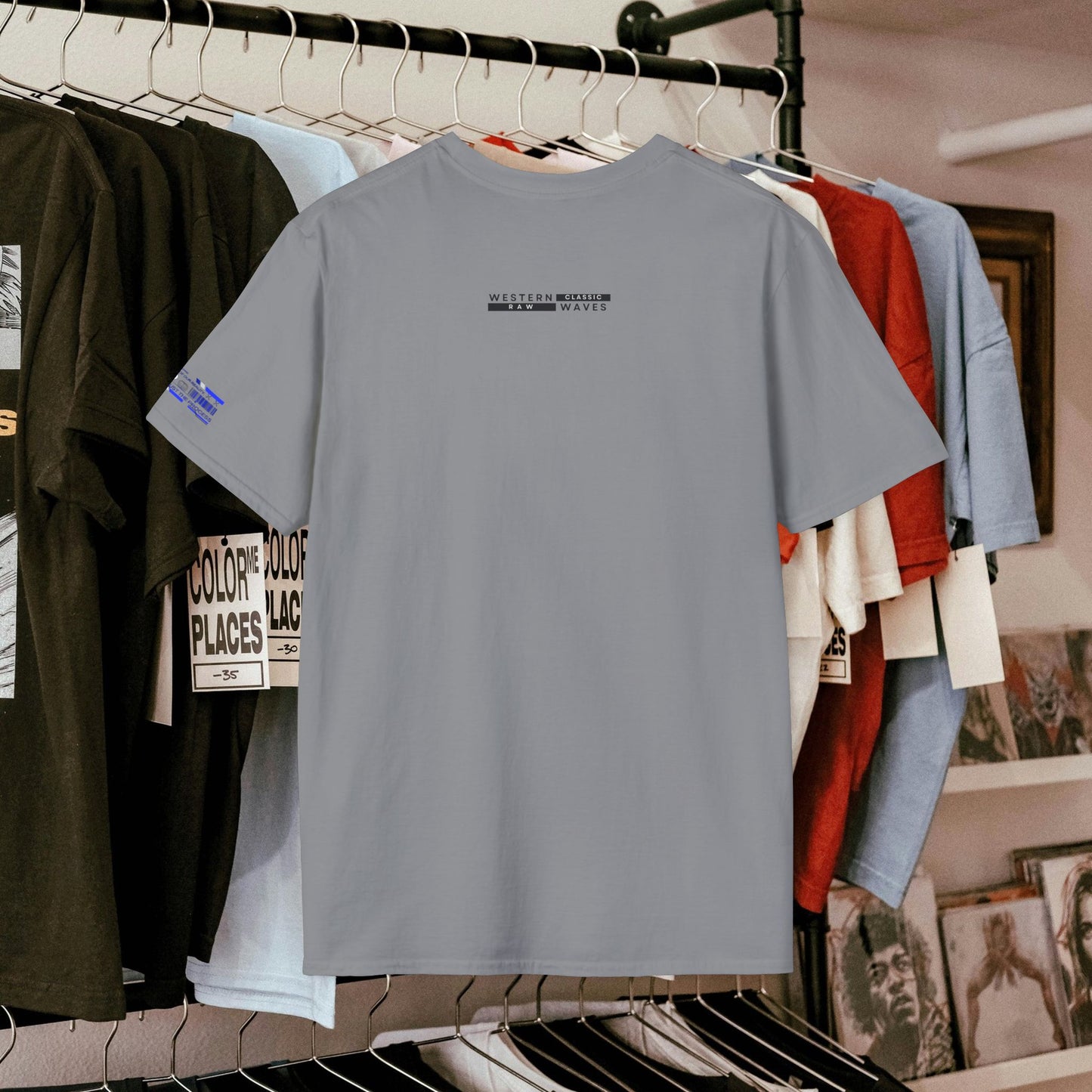Unisex Softstyle T-Shirt_ N2+ Series SPW USSTS FT2WW008_ Redefine Relaxation Limited Edition by WesternWaves: