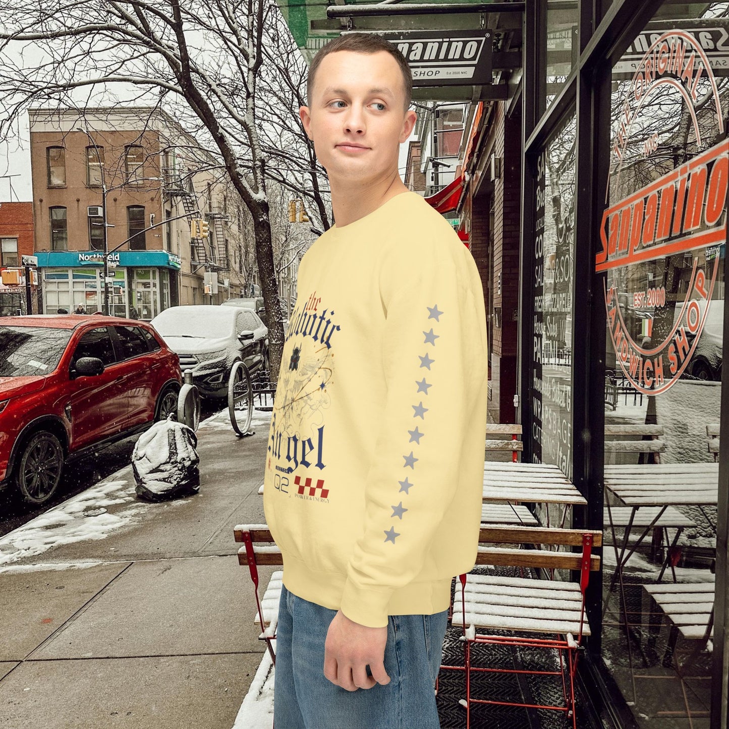 Unisex Lightweight Crewneck Sweatshirt_ N3+ Series ULWCSS PT2WW012_ Limited Edition Unparalleled Quality by WesternWaves:
