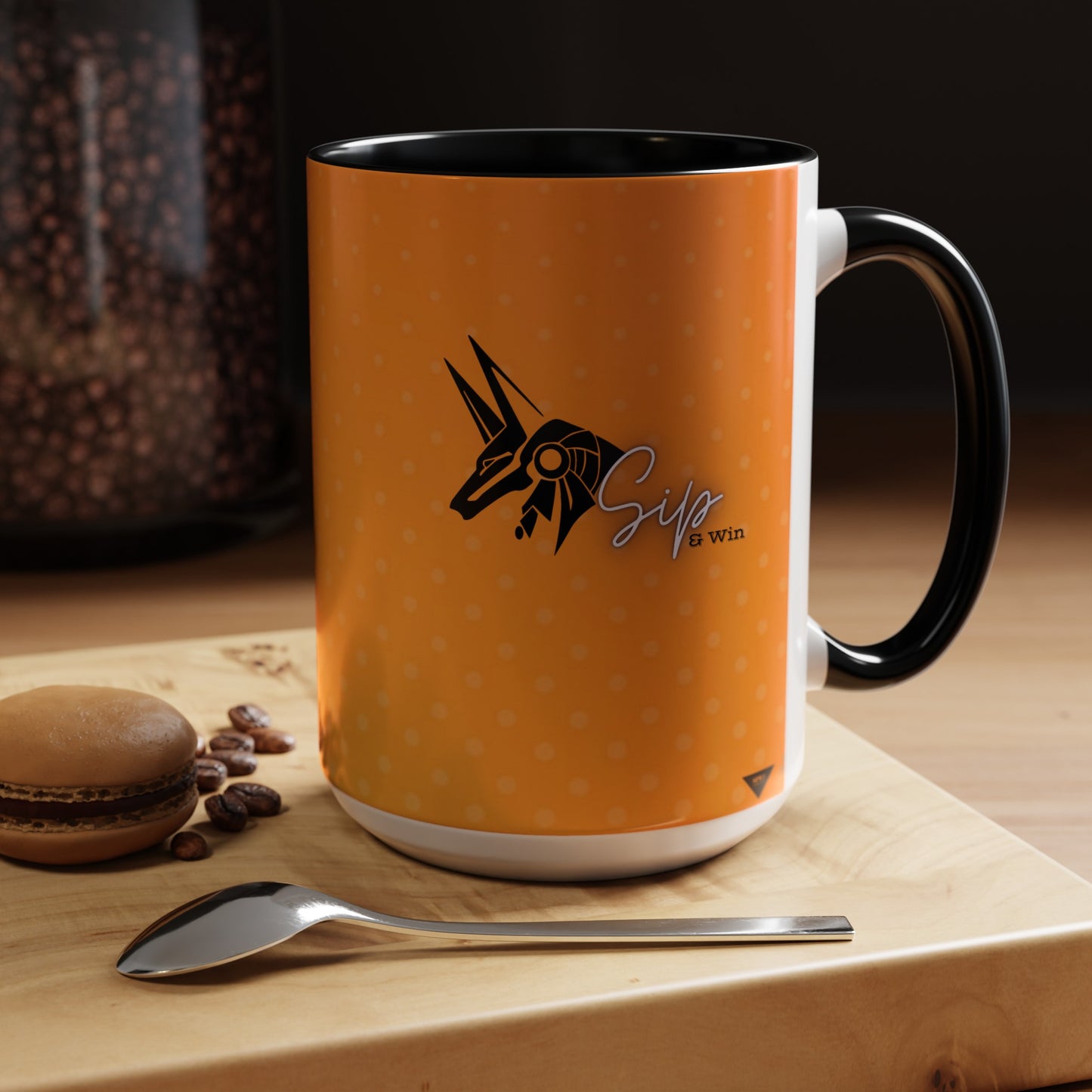 Accent Coffee Mug 11, 15oz_ N2+ Series ACM11OZ PT2WW005_ Vibrant Limited Edition Design by WesternWawes: