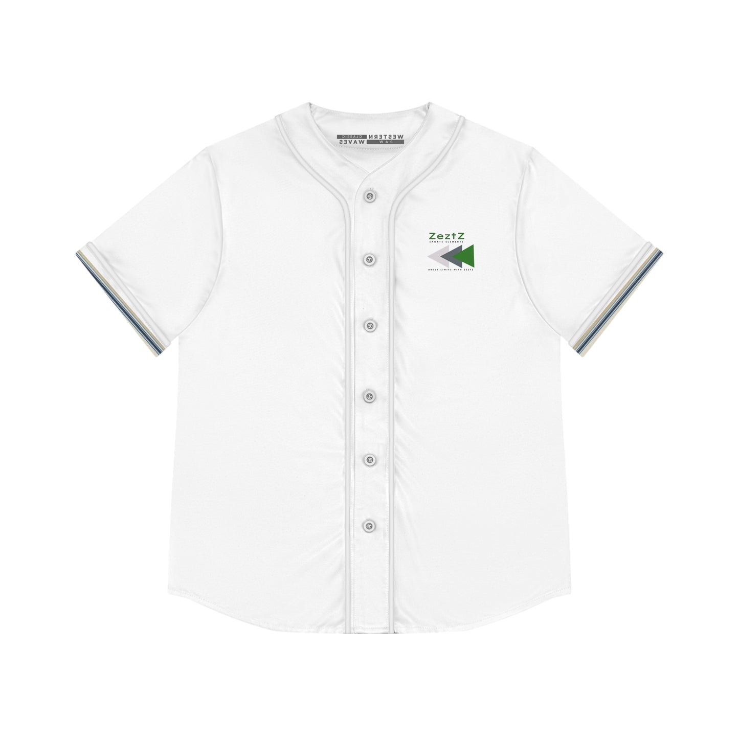 Women's Baseball Jersey (AOP)_ N3+ Series WBBJERSEY PT2WW001_ ZeztZ Sports Brand Limited Edition by WesternWaves: