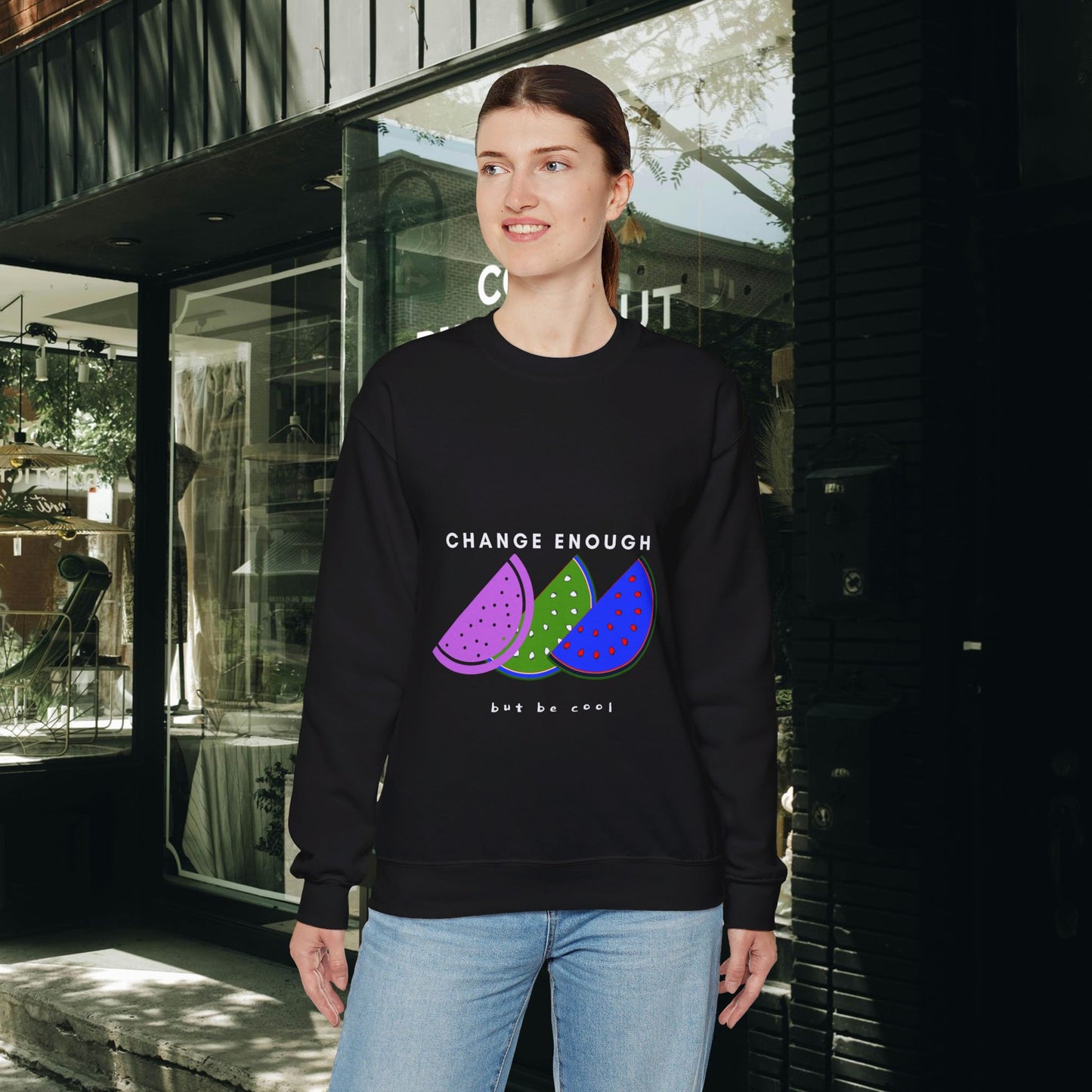 Unisex Heavy Blend™ Crewneck Sweatshirt_ N2+ Series UHBCSS PT2WW003_L imited Edition Pure Luxury for Every Occasion by WesternWaves: