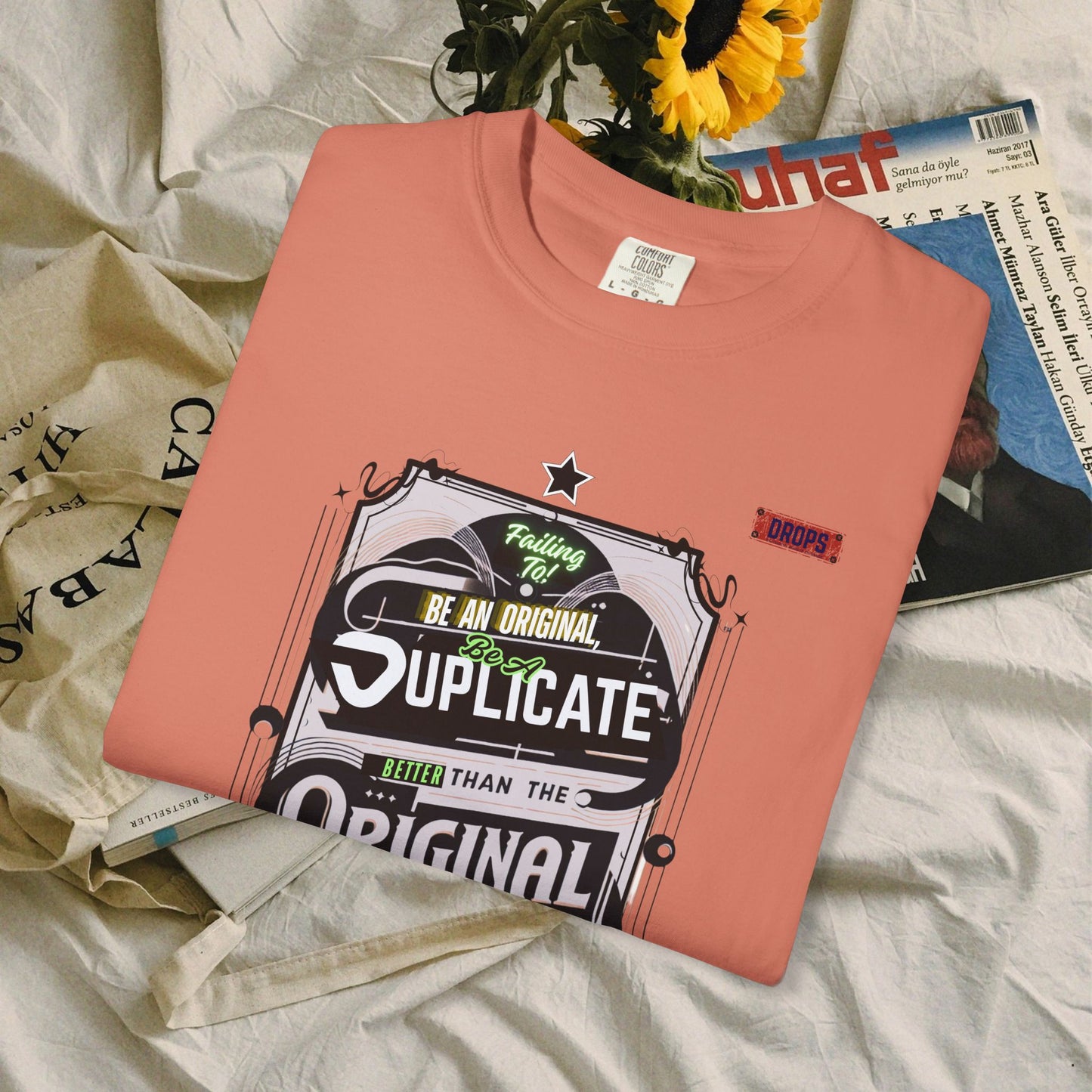 unisex garment-dyed t-shirt_ 09 July 2025_ Limited Edition Everyday Casual Wear by WesternWaves: