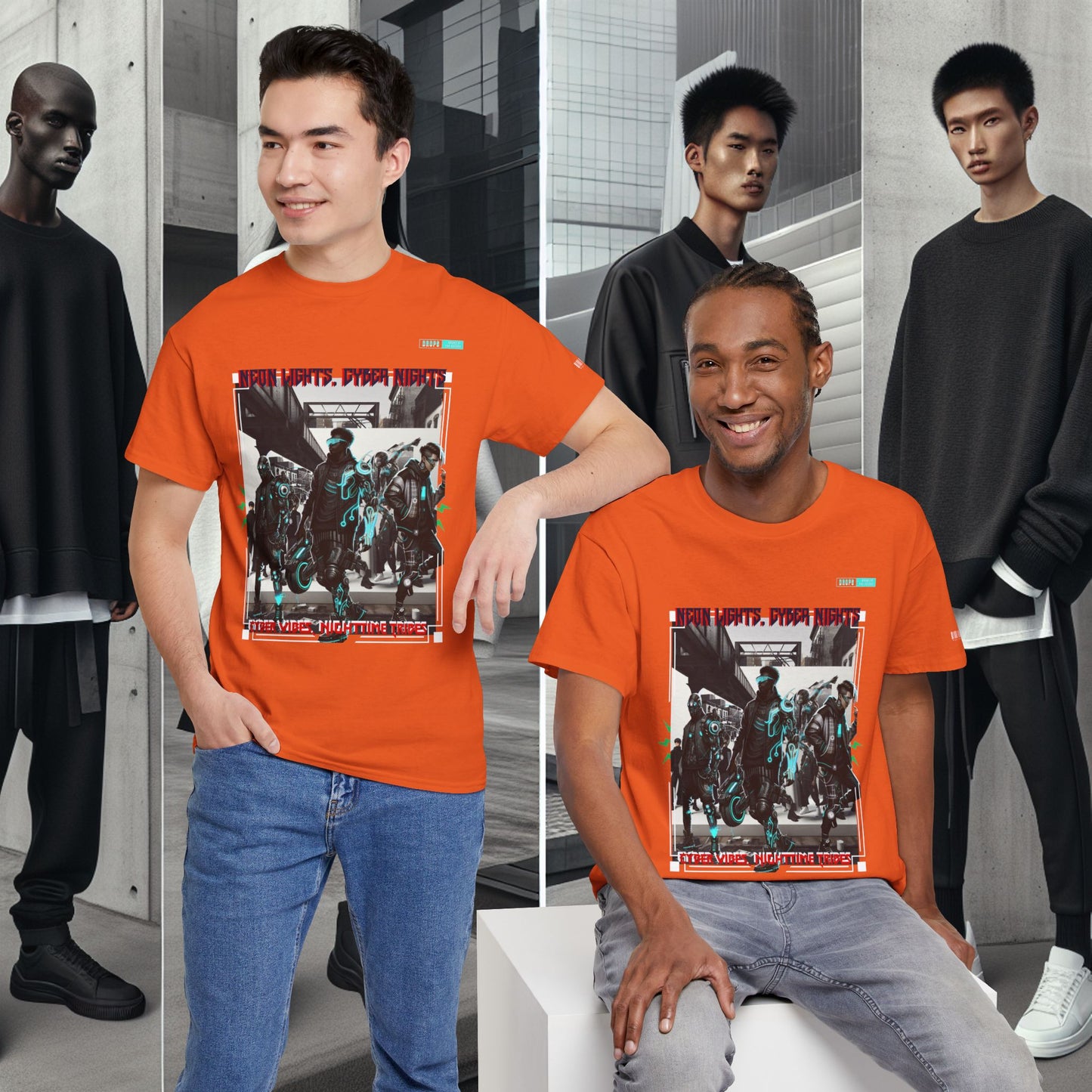 Unisex Heavy Cotton Tee_ N8+ Series USHOSTEE_ PT2WW003_ 01 Oct 2025_ Limited Edition Casual Wear by WesternWaves: