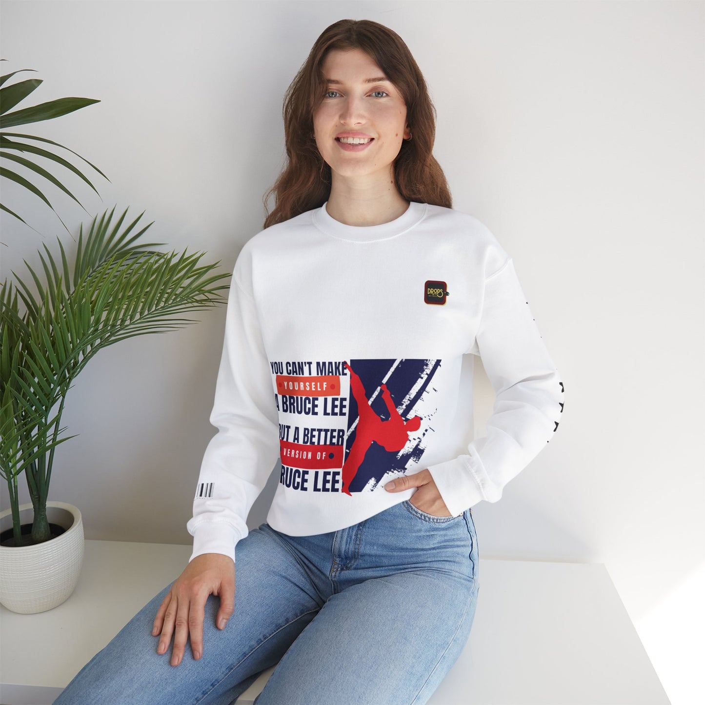 Unisex Heavy Blend™ Crewneck Sweatshirt_ N2 Sports Series UHBCSS PT2WW010_ Limited Edition ‘Zeztz’ Brand Sports Elements by WesternWaves: