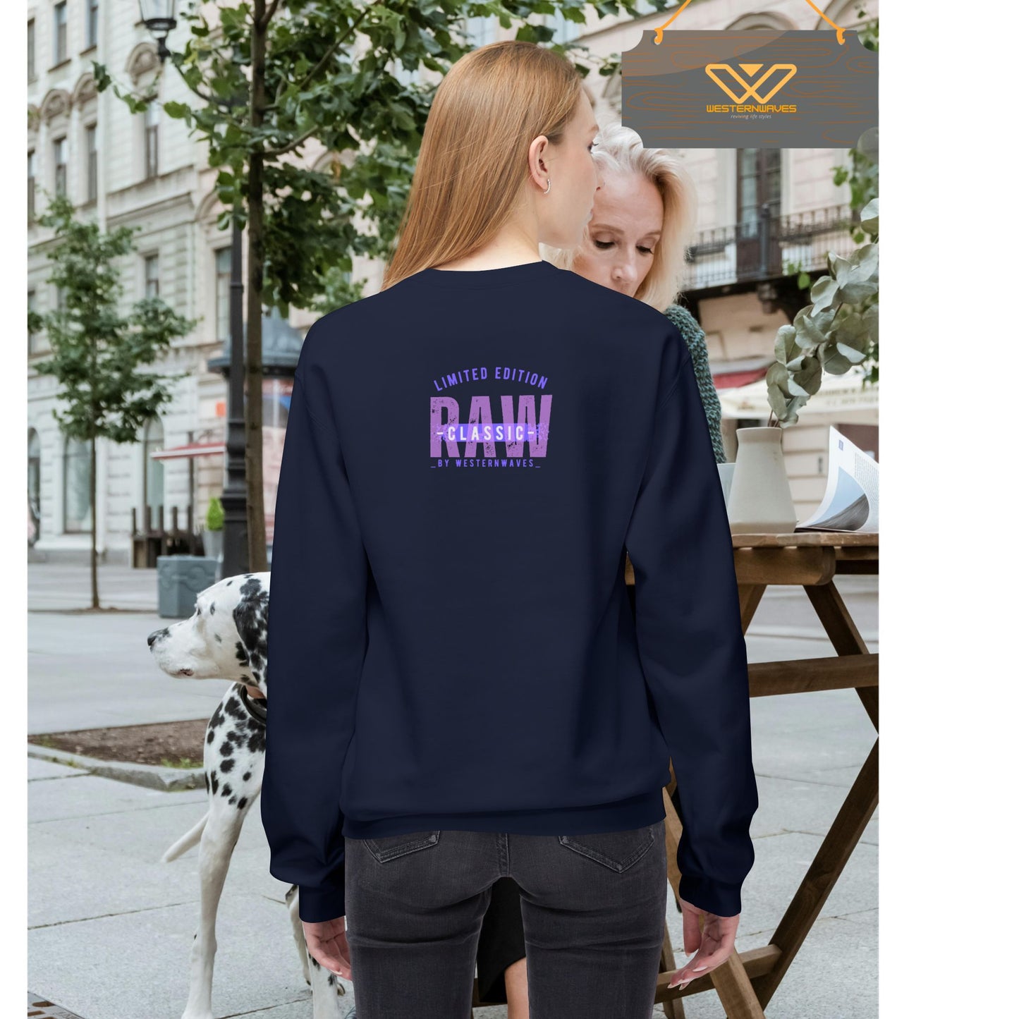 Softstyle Fleece Sweatshirt - N3+ Series SSFSS PT2WW001_ Limited Edition Cozy, Eco-Friendly, Unisex product by WesternWaves: