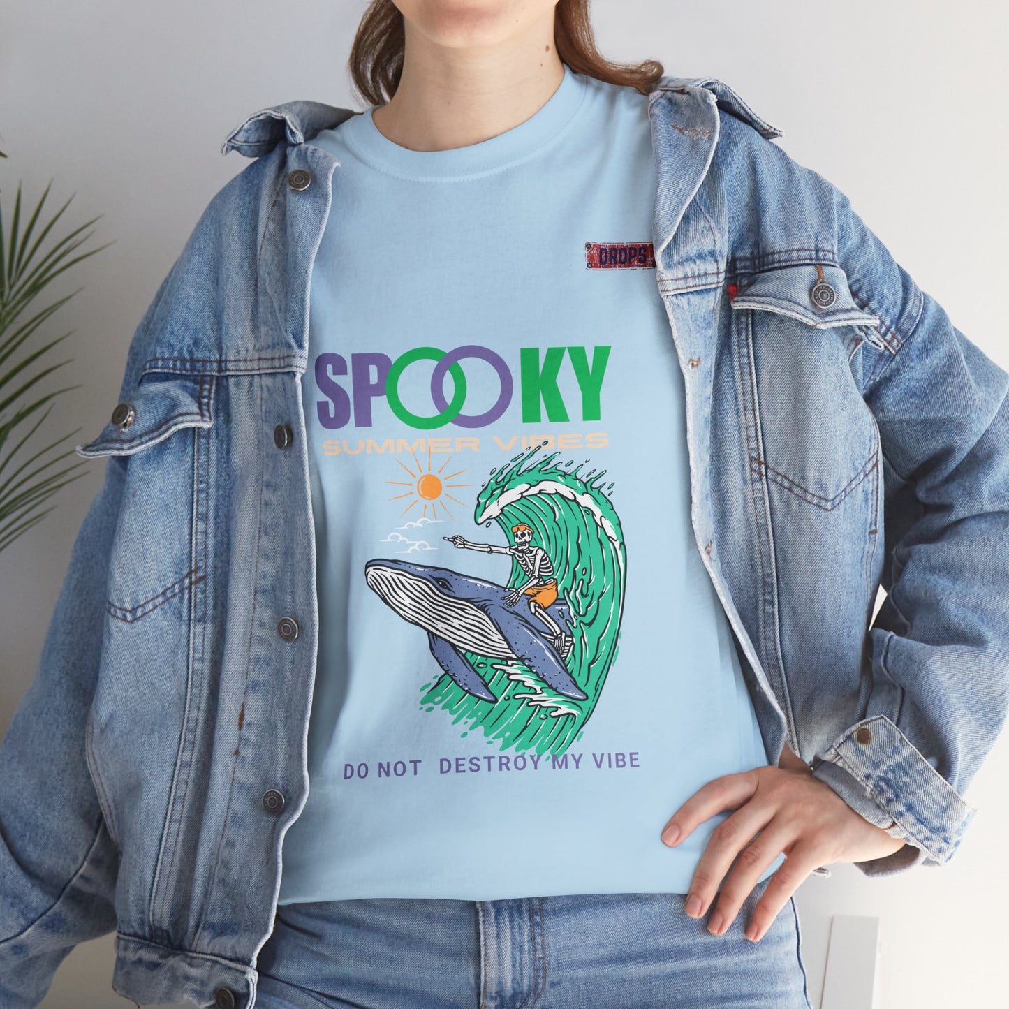 Unisex Heavy Cotton Tee_ Crafted from premium 100% cotton_ N2* Series UHCT PT2WV008_ Limited Edition Epitome of Comfort & Durability by WesternWaves: