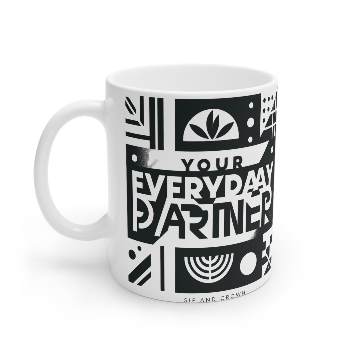 11oz Classic White Ceramic Mug – N2* Series 11OZMUG PT2WW002_ Limited Edition Unparalleled Functionality by Westernwaves: