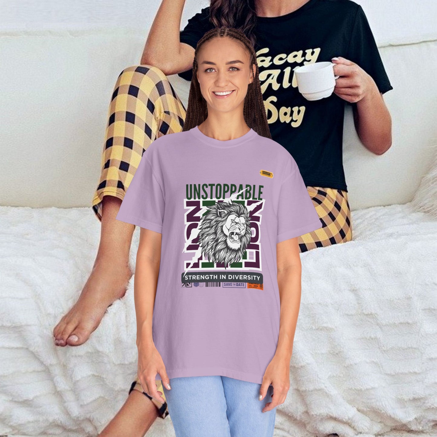 Unisex Garment-Dyed T-Shirt_ 26 June 2025_ Limited Edition Strength in Diversity by WesternWaves: