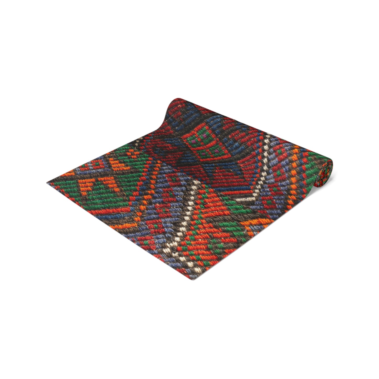 Table Runner (Cotton, Poly)_ Bohemian Chic Table Runner for Stylish Dining_ N7+ Series TRUNNER PT2WW008_ Limited Edition by WesternWaves_