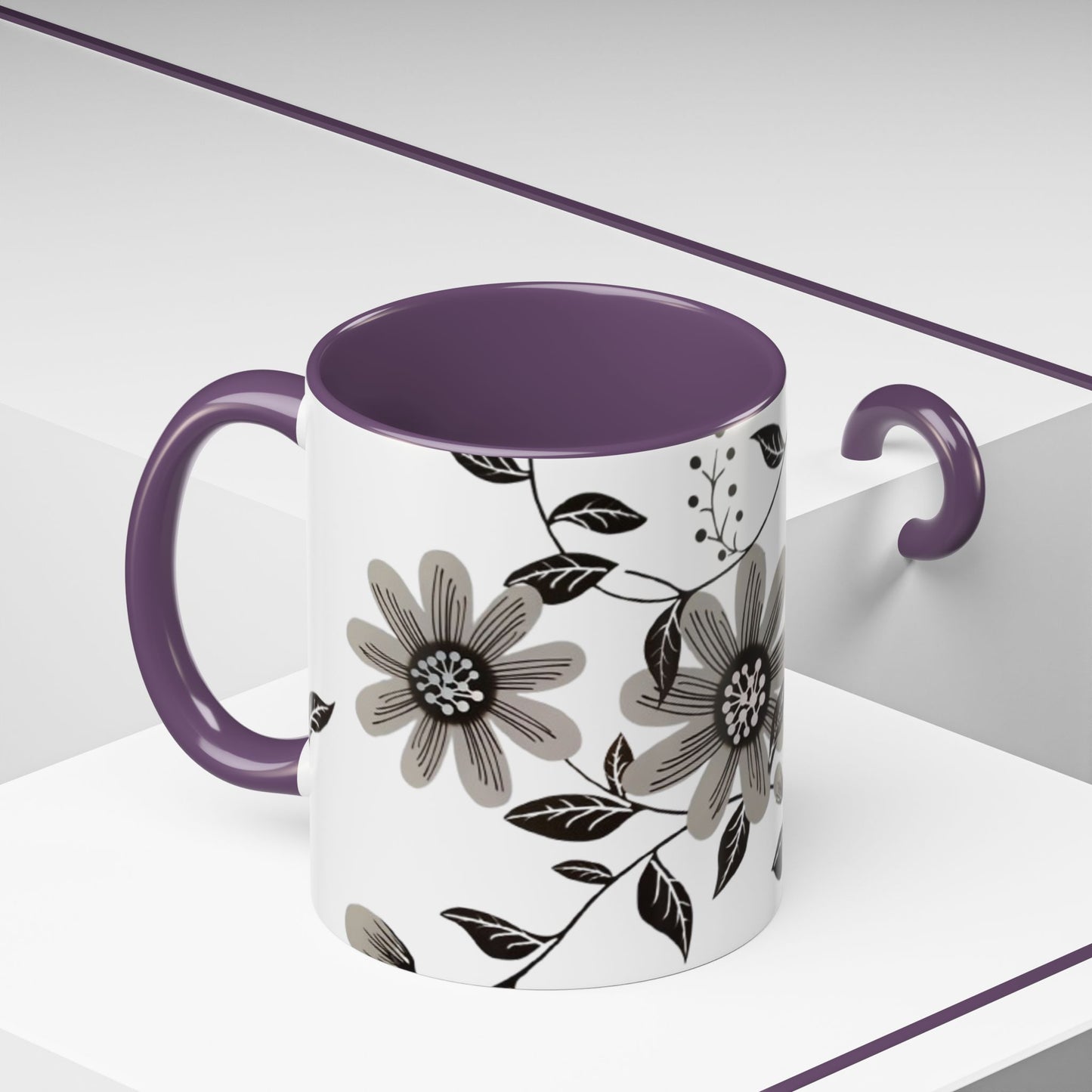 Accent Coffee Mug 11, 15oz_ N3+ Series ACM11OZ PT2WW015_ Limited Edition Perfect Blend of Style by WesternWaves: