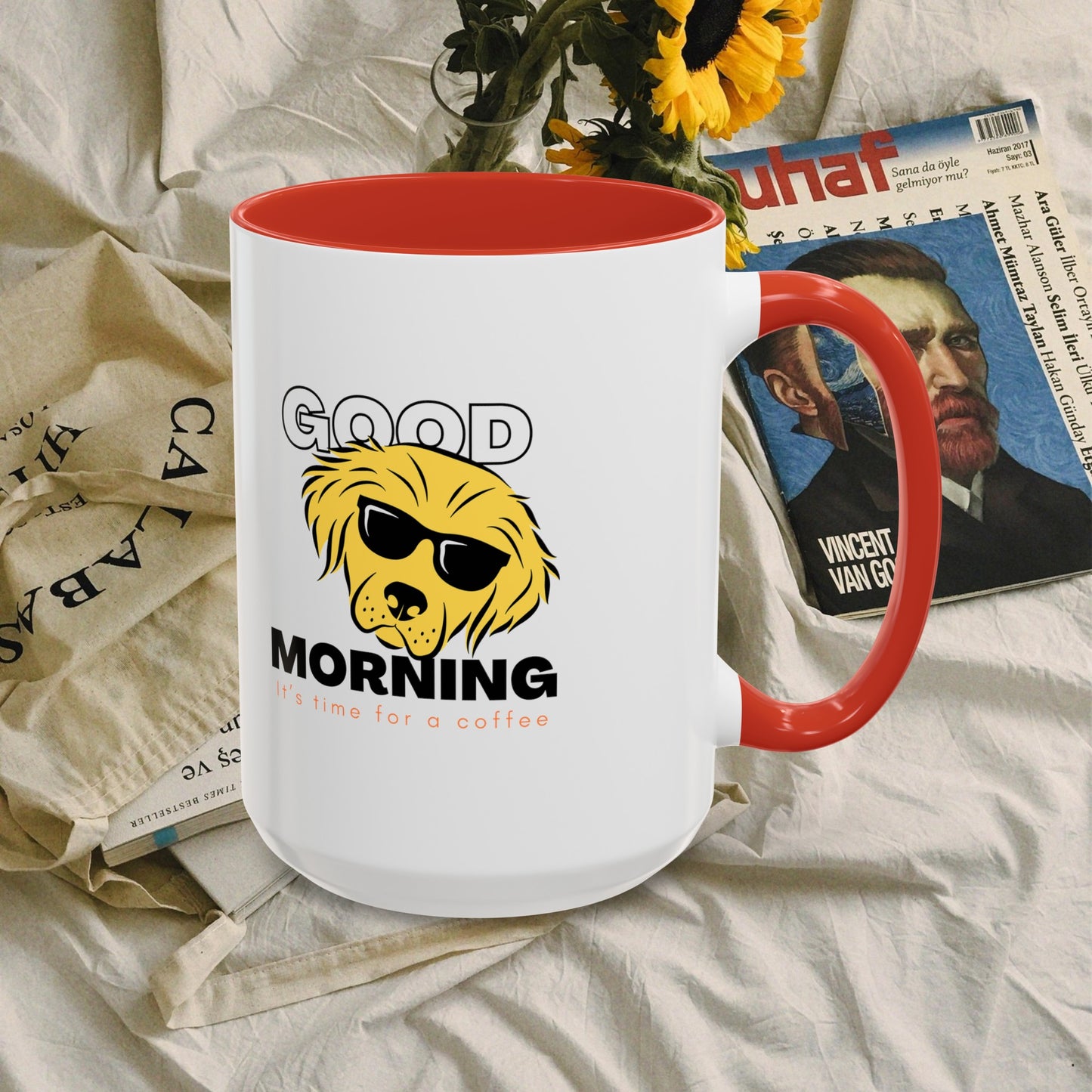 Accent Coffee Mug (11, 15oz)_ N+ Series CMUG PT2WW011_ Limited Edition Mug by WesternWaves