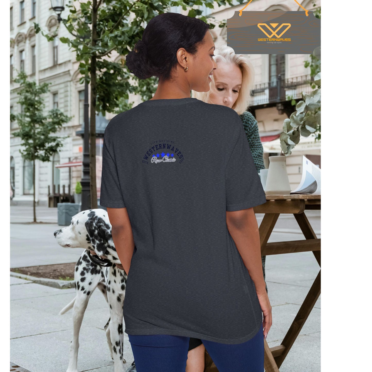 Unisex District® Re-Tee®_ N Series USDRR_ PT2WW001_ Sustainable Style by WesternWaves: