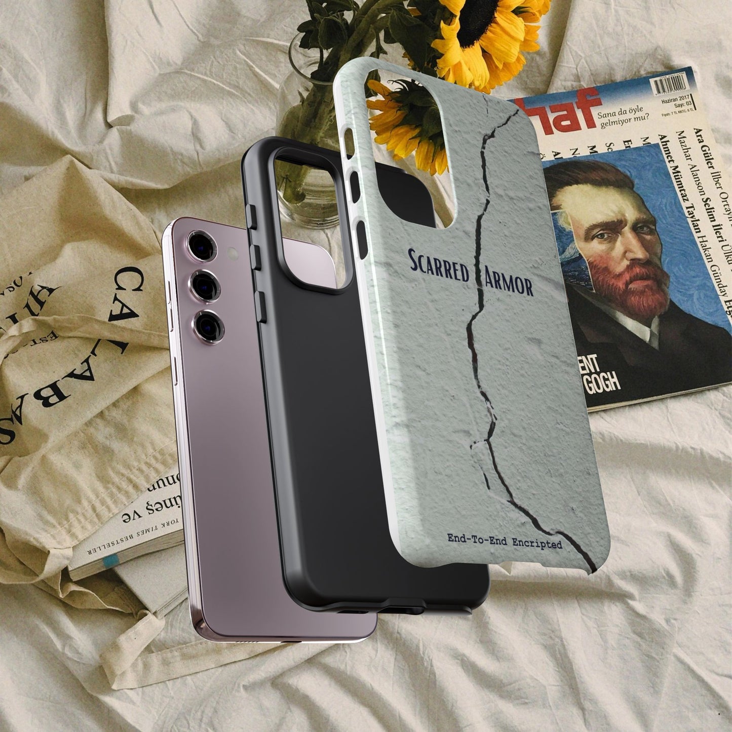 Tough Cases_ Samsung Galaxy Phone Case_ Series N8+ TCPCASE PT2WW003_ Limited Edition Scarred Armor Design Samsung Galaxy Phone Cases by WesternWaves: