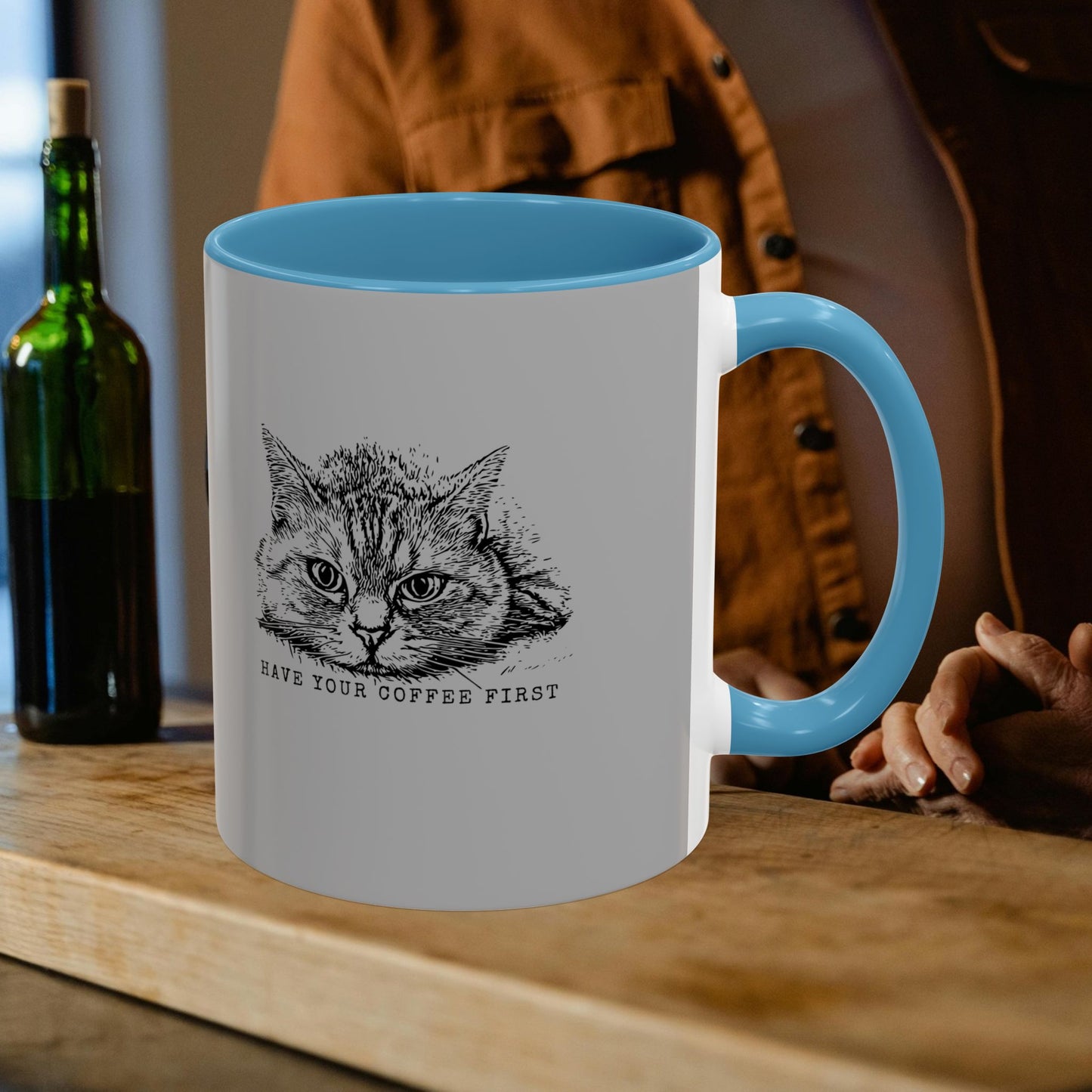 Accent Coffee Mug 11, 15oz_ N3+ Series ACM11OZ PT2WW015B_ Limited Edition Perfect Blend of Style by WesternWaves: