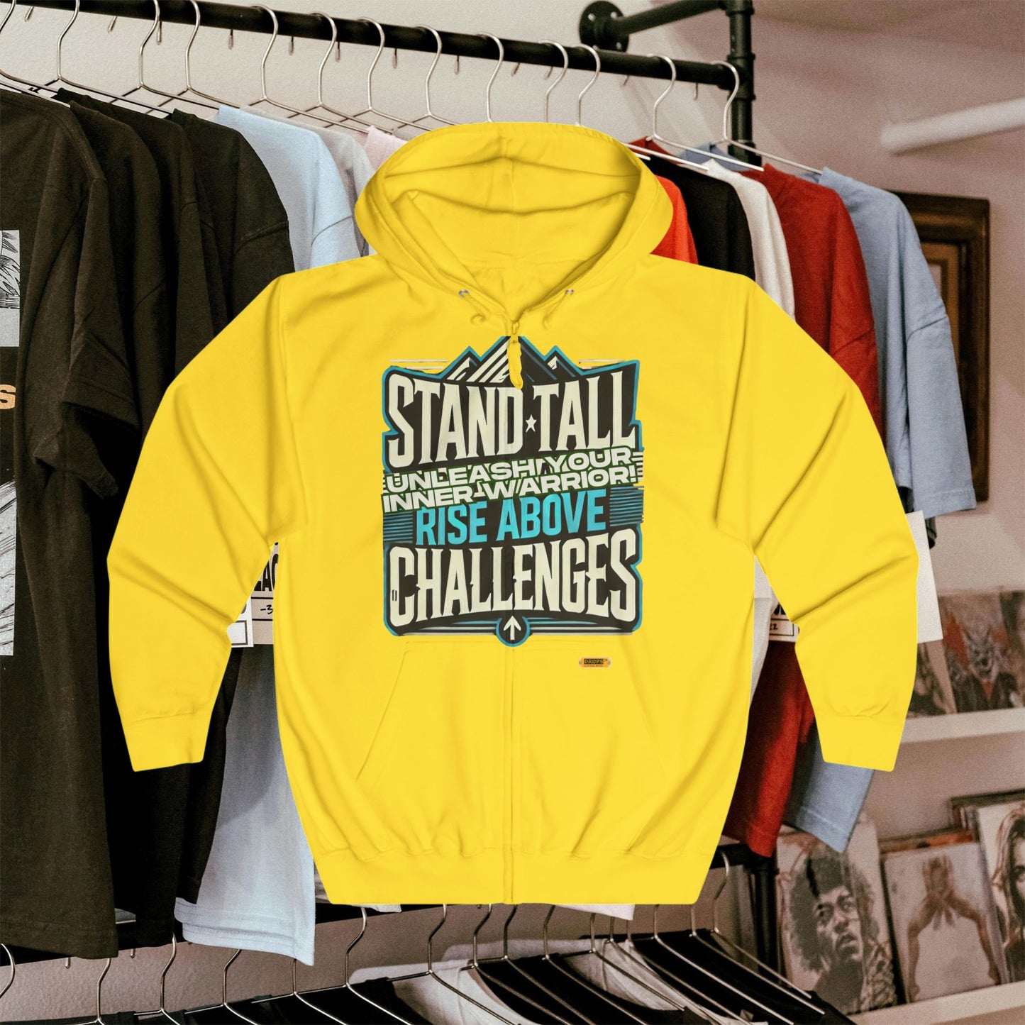Unisex Full Zip Hoodie_ 21 June 2025_ Limited Edition All Season Motivational Gift by WesternWaves: