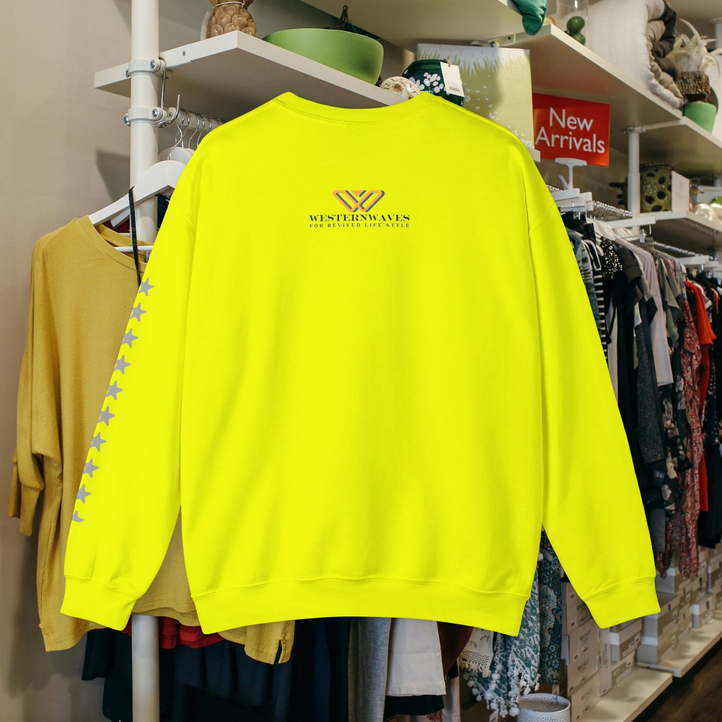 Unisex Heavy Blend™ Crewneck Sweatshirt_ N2 Series SPW UHBCSS PT2WW003_ Limited Edition 'DROPS' Brand Raw Classics by WesternWaves: