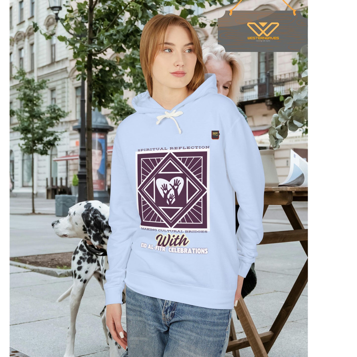Unisex Lightweight Hooded Sweatshirt – N2+ Series USLWHSS PT2WW023_ Limited Edition Crafted Comfort by WesternWaves: