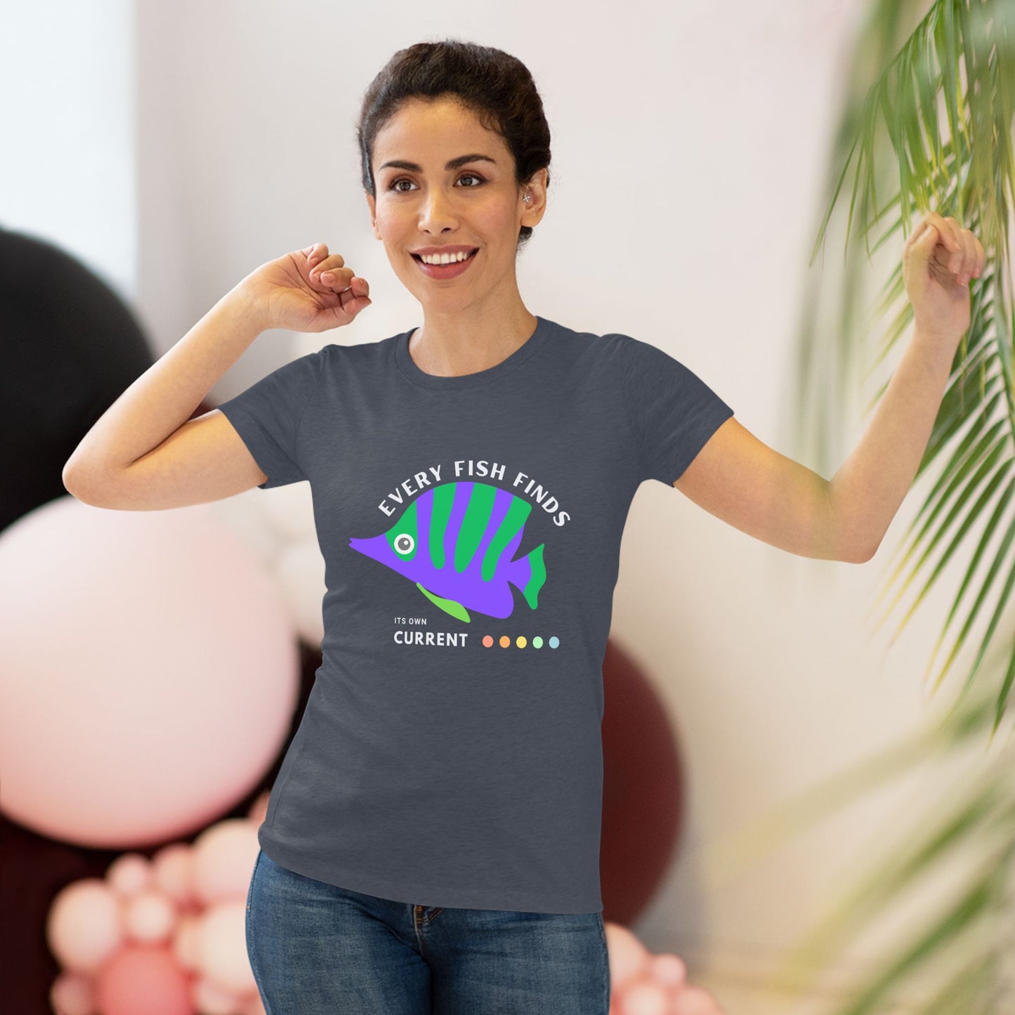 Women's Triblend Tee_ N3+ Series WTBT PT2WV002_ Limited Edition Designer Tee by SPW of WesternWaves