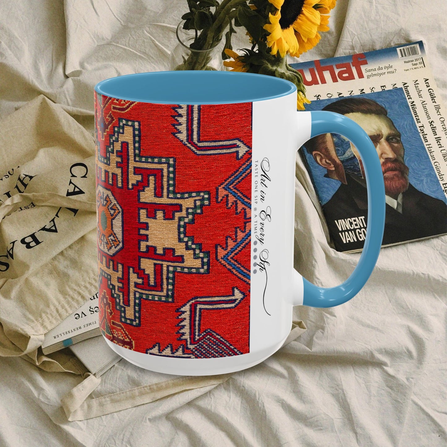 Accent Coffee Mug 11, 15oz_ N3+ Series ACM11OZ PT2WW019_ Limited Edition Perfect Blend of Style by WesternWaves:
