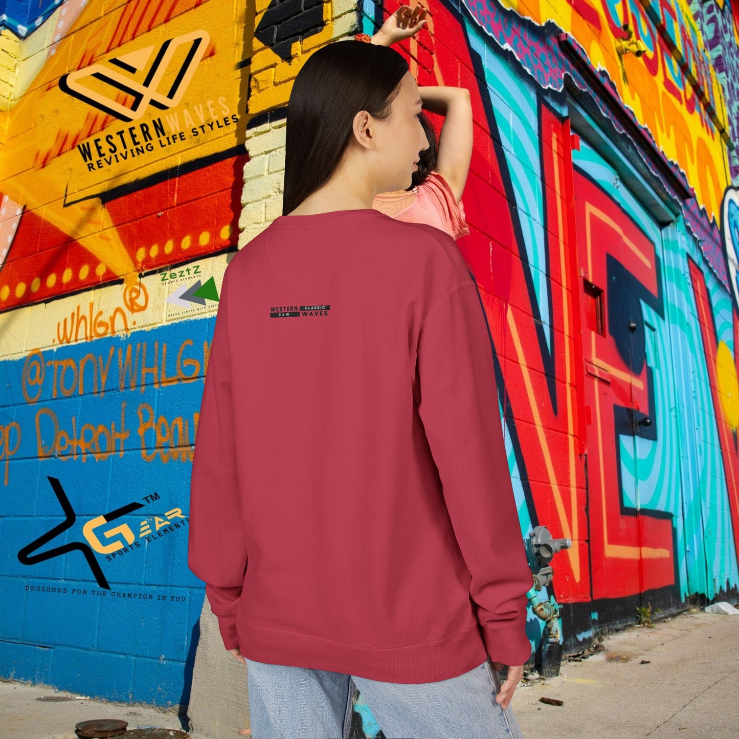 Crewneck Sweatshirt_ N7* Series CNSS PT2WW001_ Limited Edition Gift for Her, by WesternWaves:
