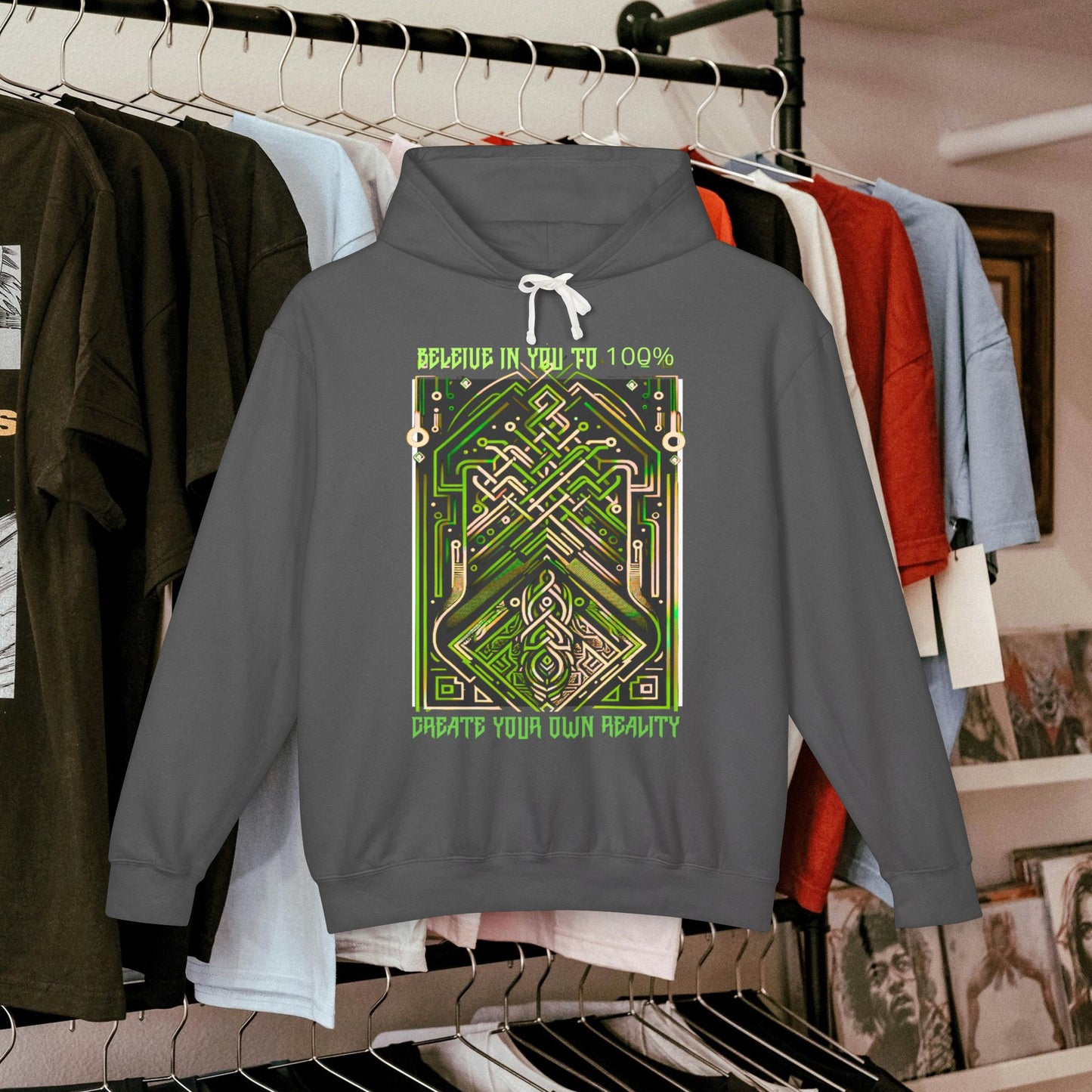 Unisex Lightweight Hooded Sweatshirt_ Series UWD 0052_ Limited Edition Streetwear Classic by WesternWaves: