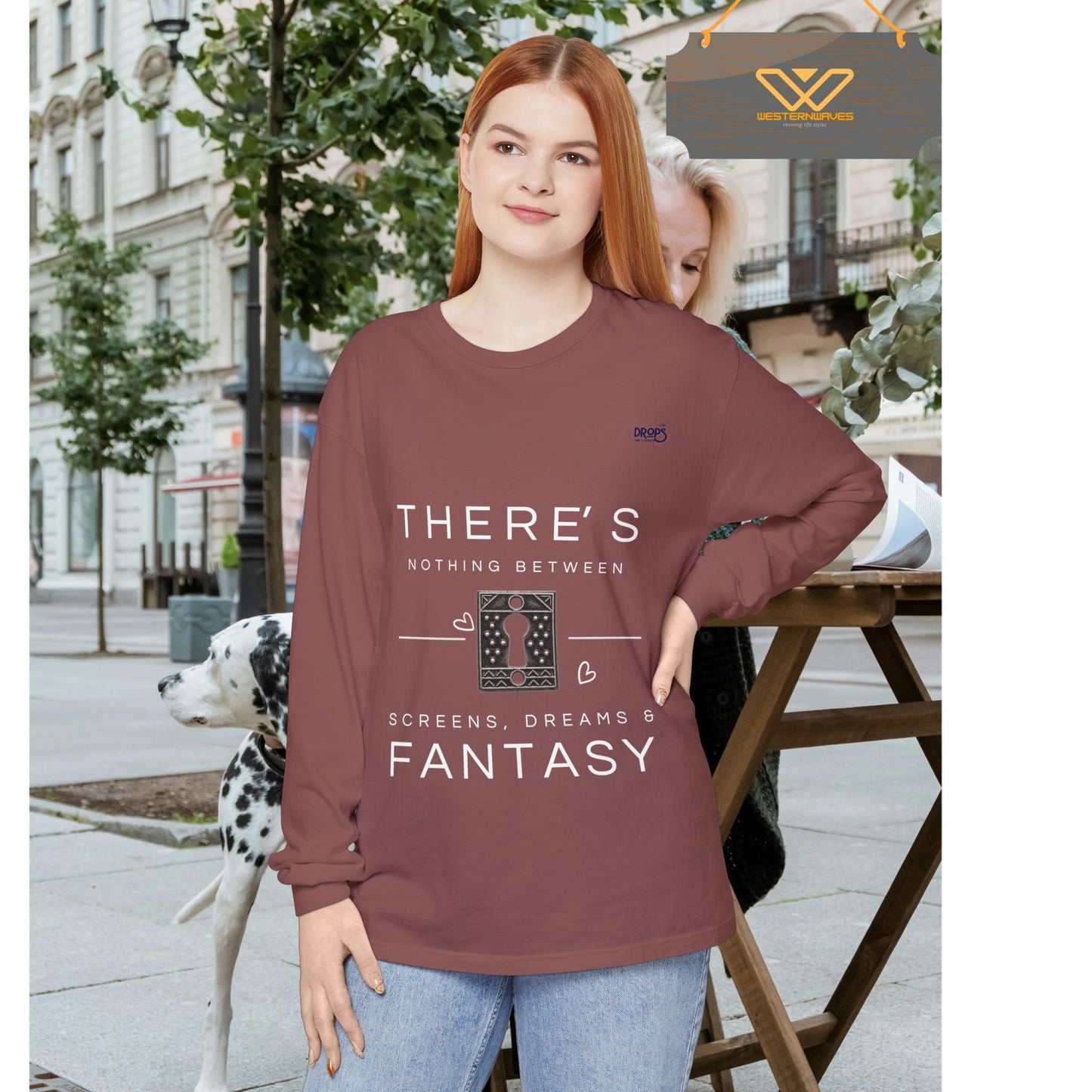 Unisex Long Sleeve T-Shirt_ N7+ Series USLSTSHIRT PT2WW001_ Limited Edition Trendy Vibes by WesternWaves: