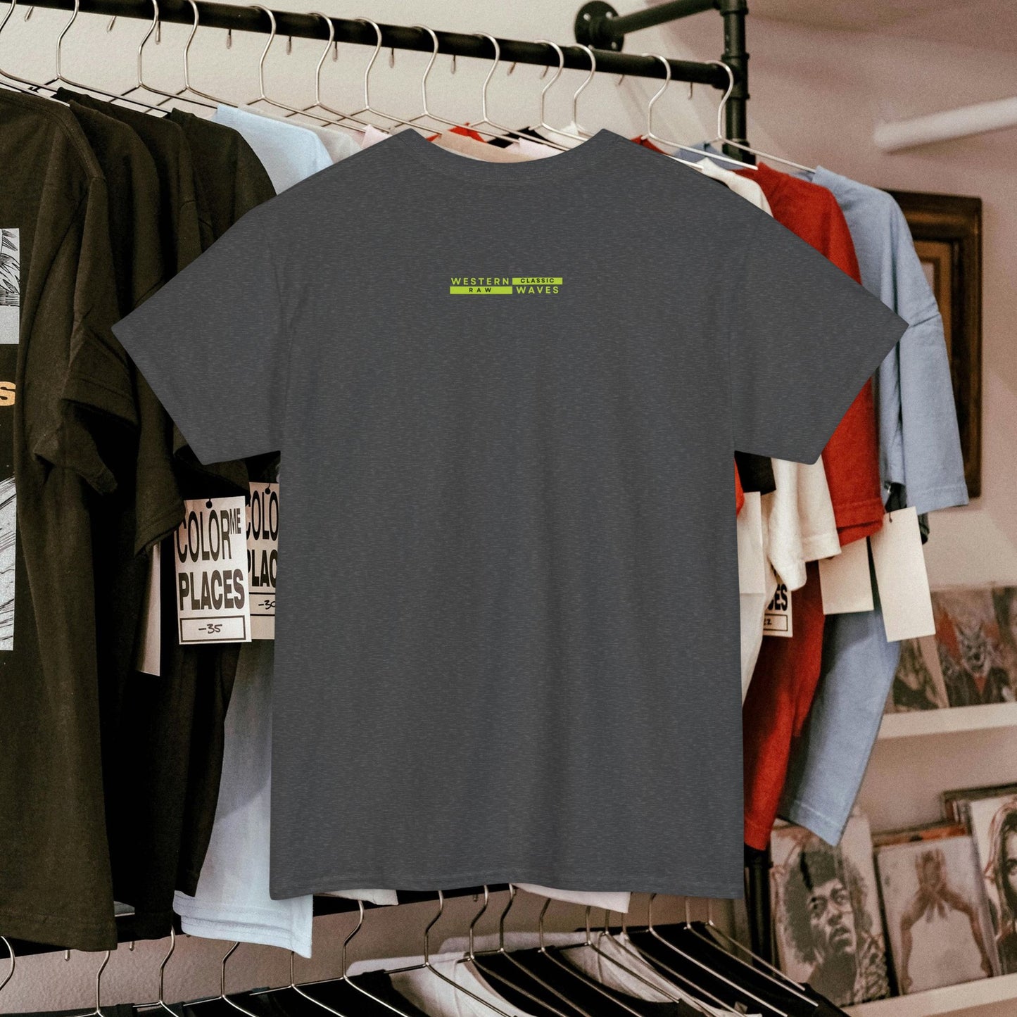Unisex Heavy Cotton Tee_ Series N7* USHCTEE PT2WW003_ Limited Edition Heavy Cotton Tee by WesternWaves: