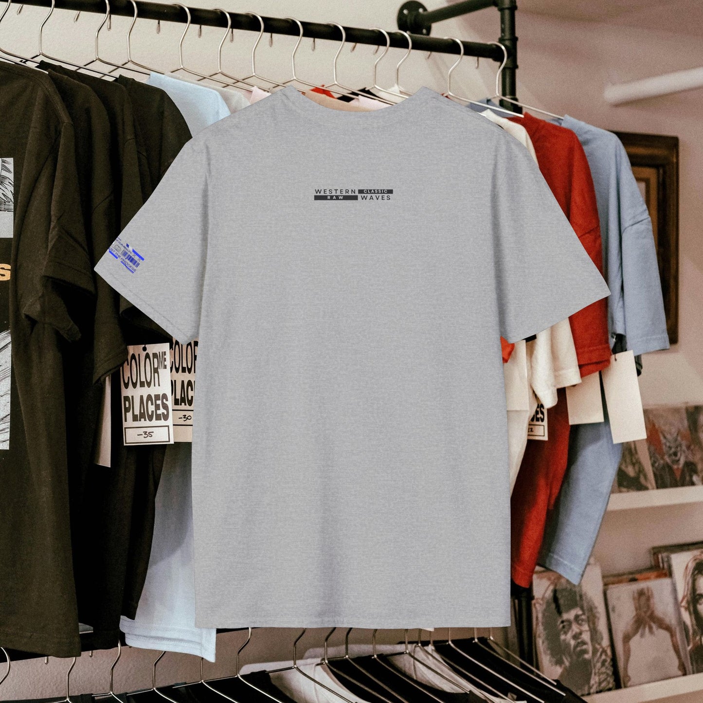 Unisex Softstyle T-Shirt_ N2+ Series SPW USSTS FT2WW008_ Redefine Relaxation Limited Edition by WesternWaves: