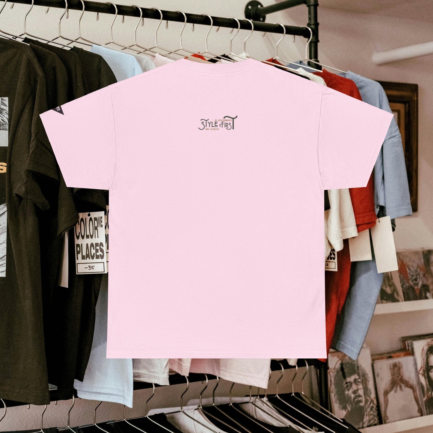Unisex Heavy Cotton Tee_ Crafted from premium 100% cotton_ N3+ Series UHCT PT2WV004_ Limited Edition by WesternWaves: