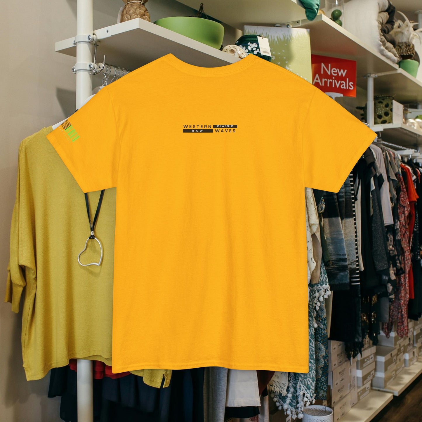 Unisex Heavy Cotton Tee_ Crafted from premium 100% cotton_ N2 Series UHCT PT2WW001_ Limited Edition Comfort & Durability by WesternWaves:
