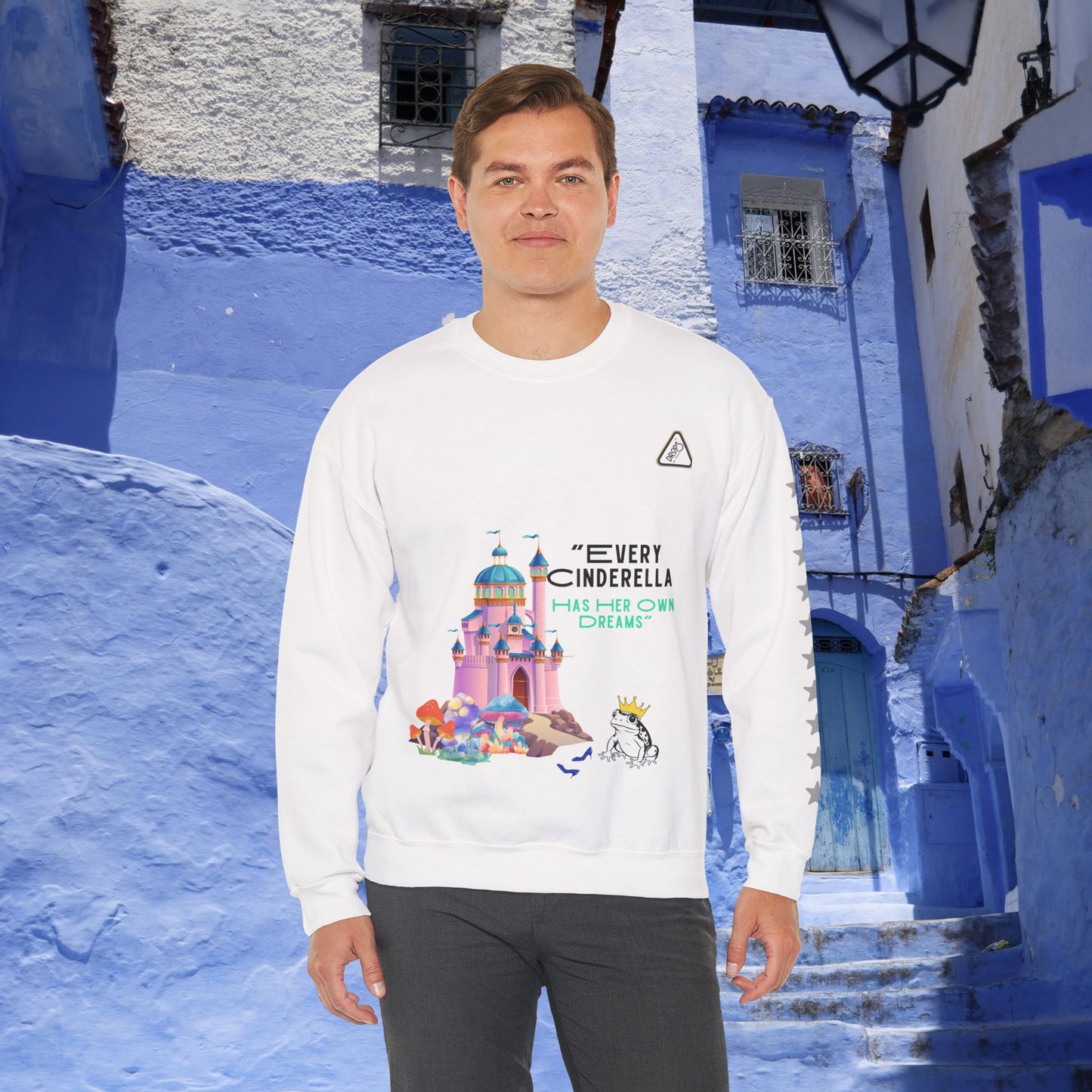 Unisex Heavy Blend™ Crewneck Sweatshirt_ N2 Series UHBCSS PT2WW007_ Limited Edition Pure Luxury By WesternWaves: