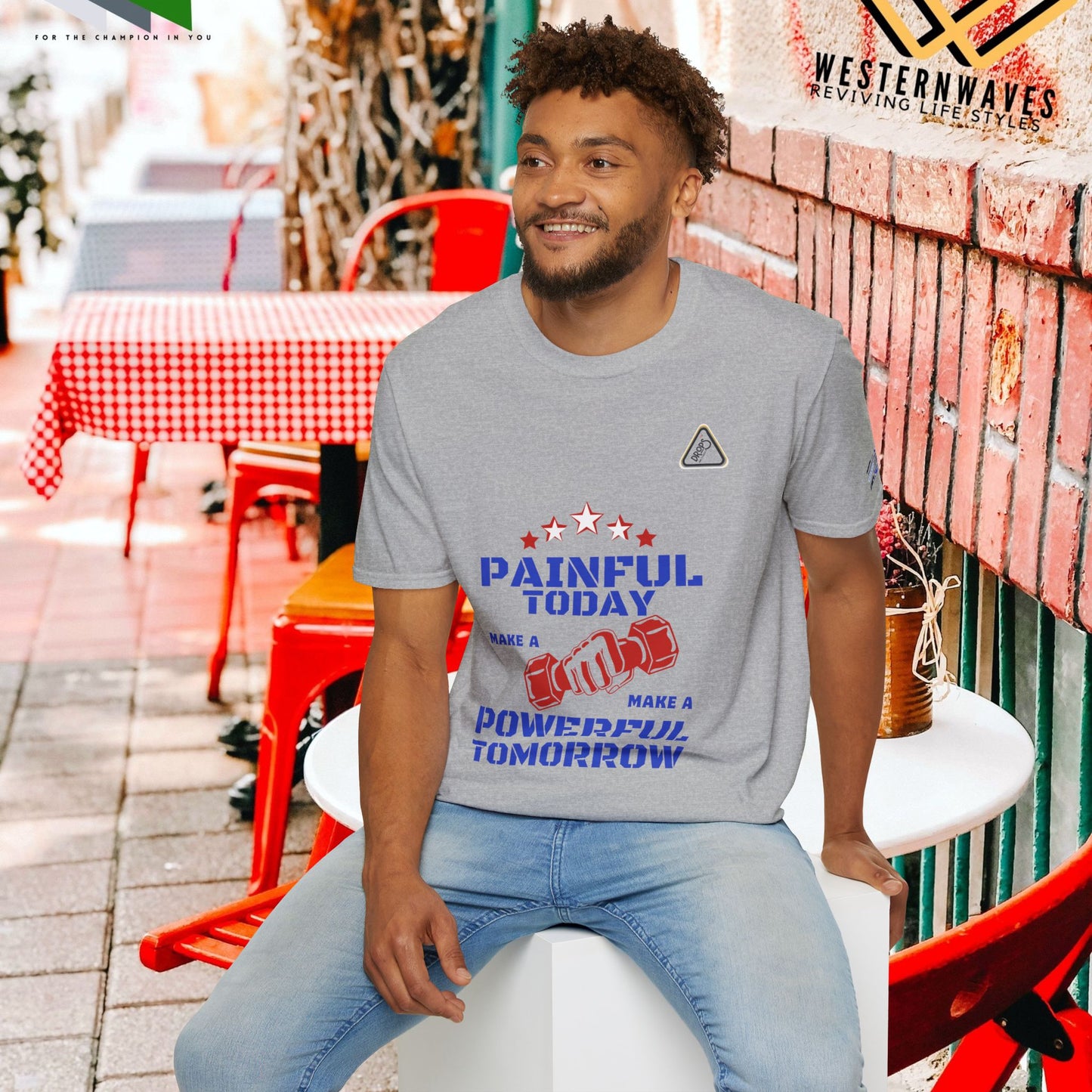 Unisex Softstyle T-Shirt_ N2+ Series SPW USSTS FT2WW008_ Redefine Relaxation Limited Edition by WesternWaves: