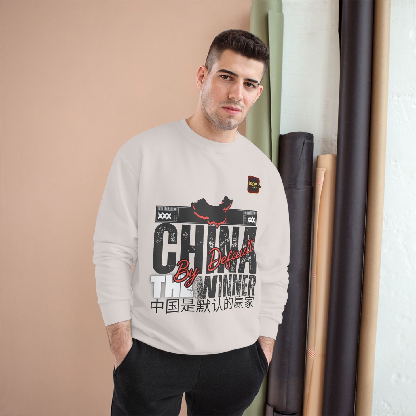 Champion Sweatshirt_ N7+ Series CSS PT2WW001_ China The Winner By Default_ Limited Edition by WesternWaves:
