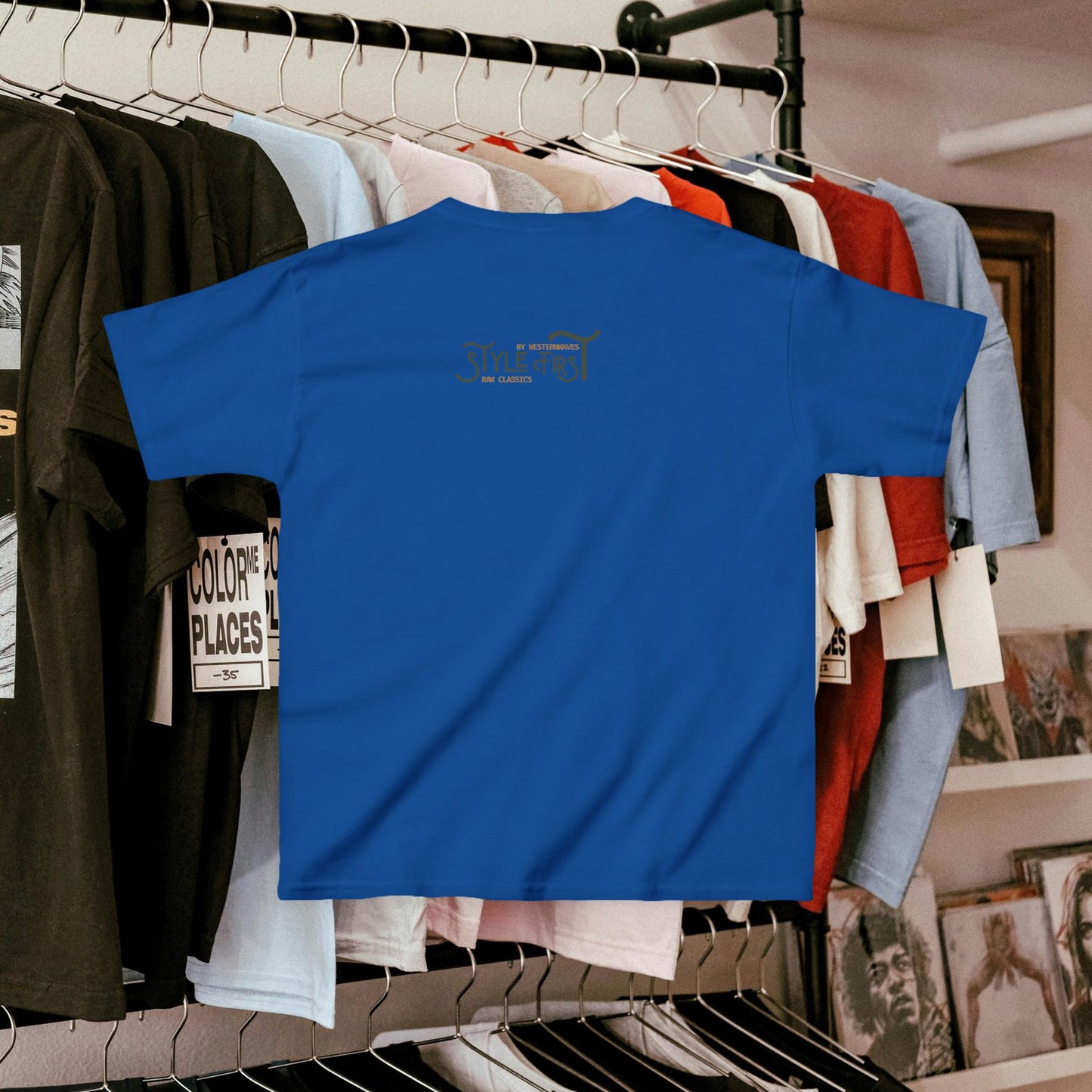 Kids Heavy Cotton™ Tee_ N2+ Series SPW KHCT PT2WW007_Limited Edition Durable Comfort for Every Adventure by WesternWaves: