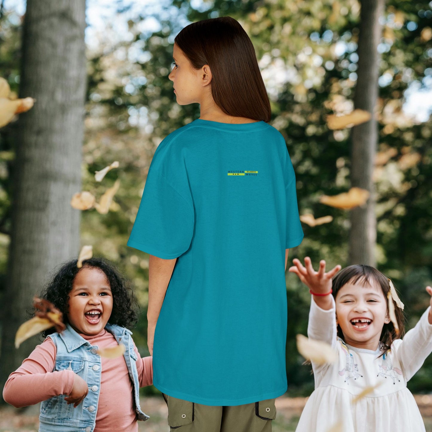 Kids Heavy Cotton™ Tee_ N3+ Series KHCT PT2WW004_ Limited Edition Durable Comfort for Every Adventure by WesternWaves: