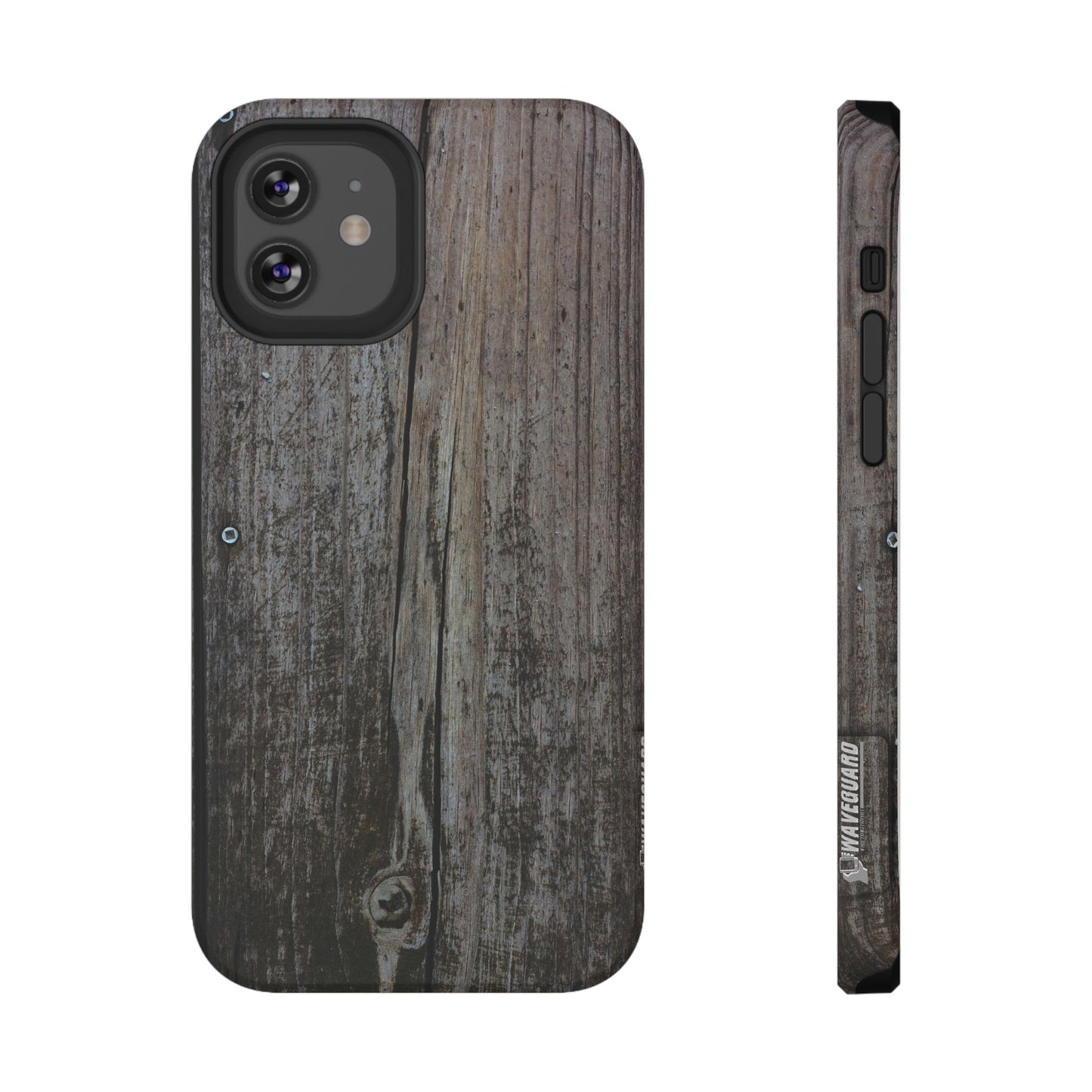 Impact-Resistant Tough Cases_ iPhone Case_ Series N8+ TCPCASE PT2WW006_ Limited Edition Wooden Grain Phone Case for iPhones by WesternWaves: