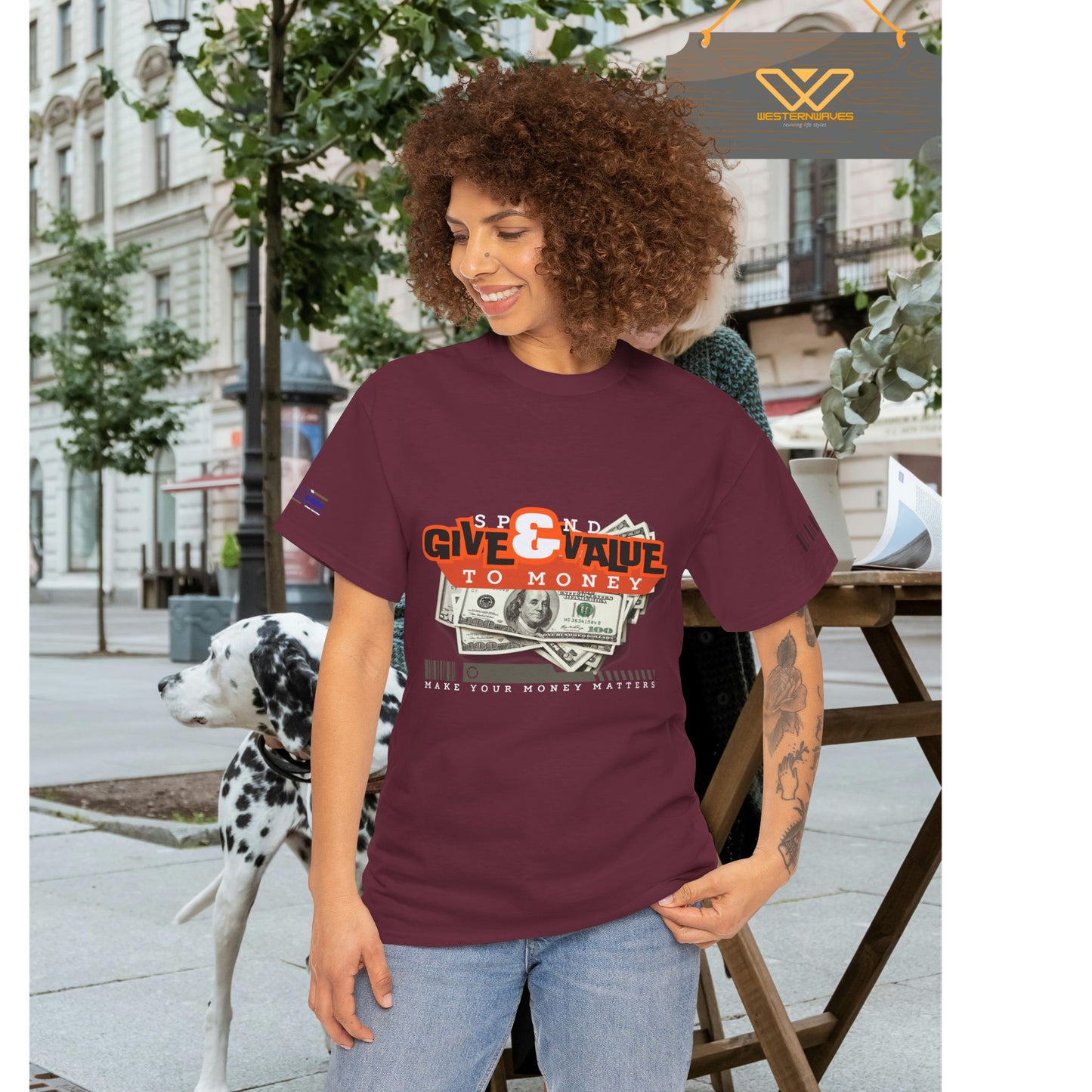Unisex Heavy Cotton Tee_ Crafted from premium 100% cotton_ N3+ Series UHCT PT2WW013_ Limited Edition Maximum Comfort by WesternWaves: