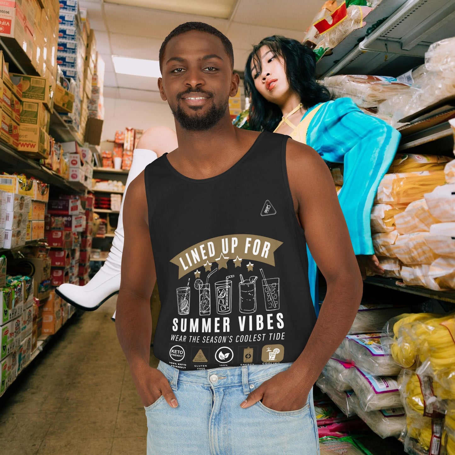 Unisex Garment-Dyed Tank Top_ Series N7* USDYEDTTOPS PT2WW001_ Limited Edition by WesternWaves: