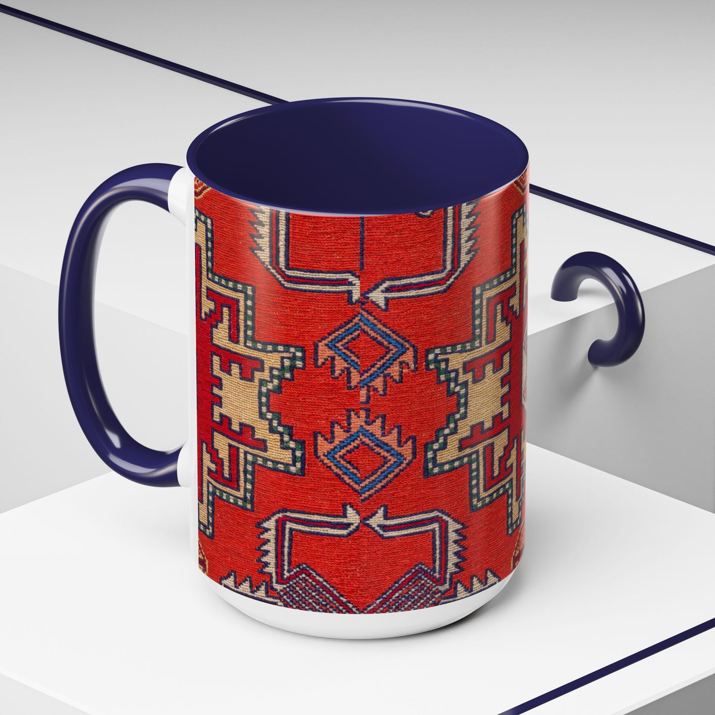 Accent Coffee Mug 11, 15oz_ N3+ Series ACM11OZ PT2WW019_ Limited Edition Perfect Blend of Style by WesternWaves:
