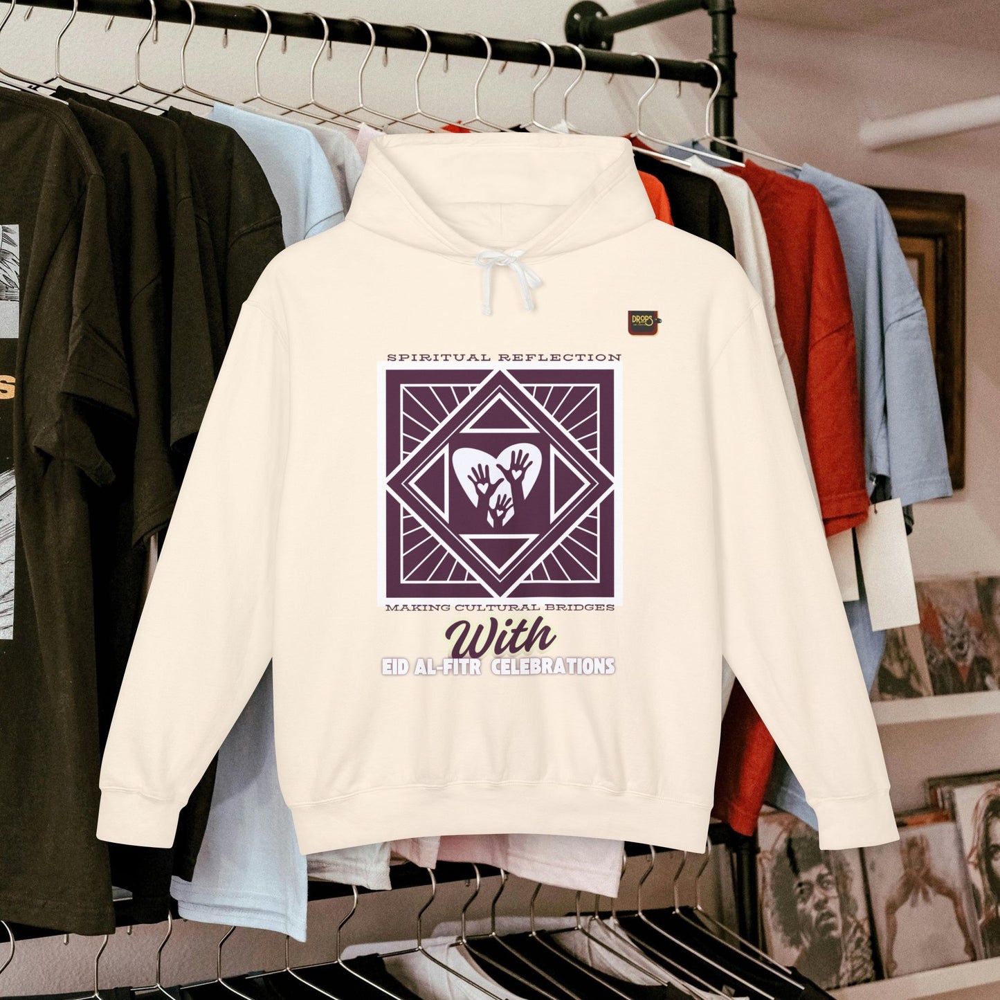 Unisex Lightweight Hooded Sweatshirt – N2+ Series USLWHSS PT2WW023_ Limited Edition Crafted Comfort by WesternWaves: