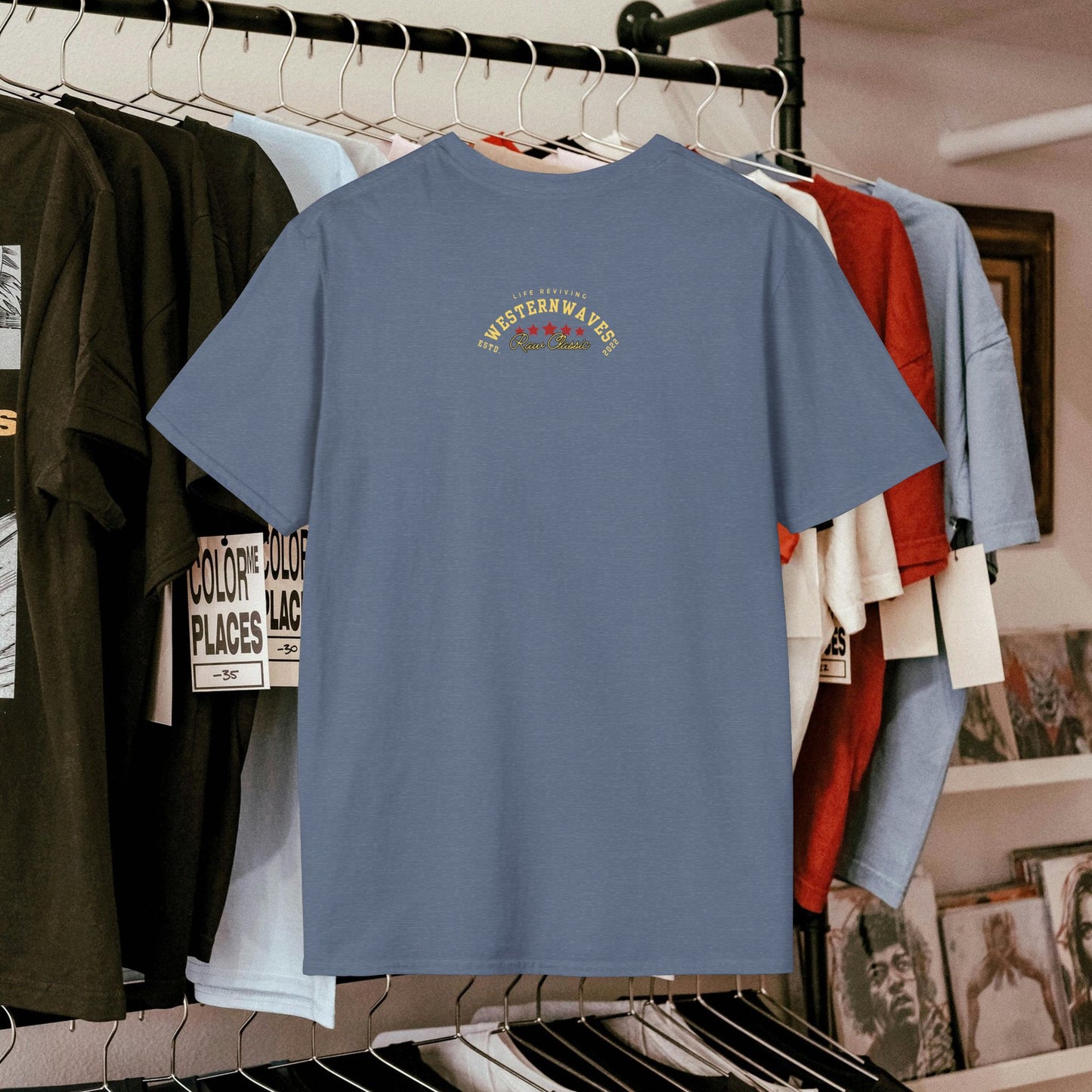Unisex Softstyle T-Shirt_ N2+ Series USSTS FT2WW007_ Redefine Relaxation Limited Edition by WesternWaves: