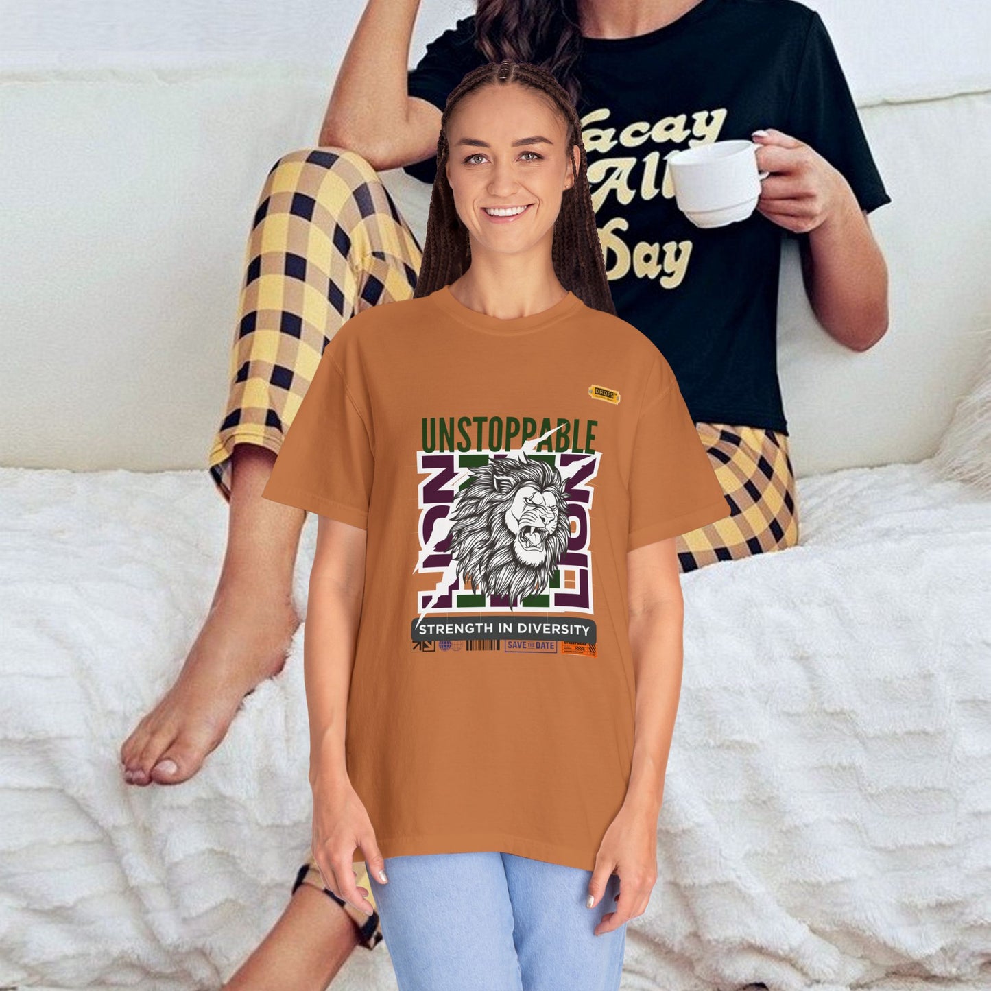 Unisex Garment-Dyed T-Shirt_ 26 June 2025_ Limited Edition Strength in Diversity by WesternWaves:
